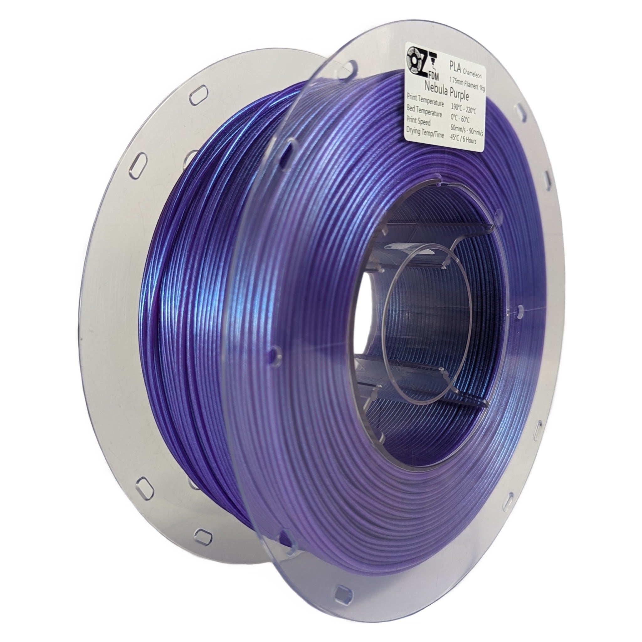 OzFDM PLA Chameleon 3D Printing Filament 1.75mm 1KG - OzFDM