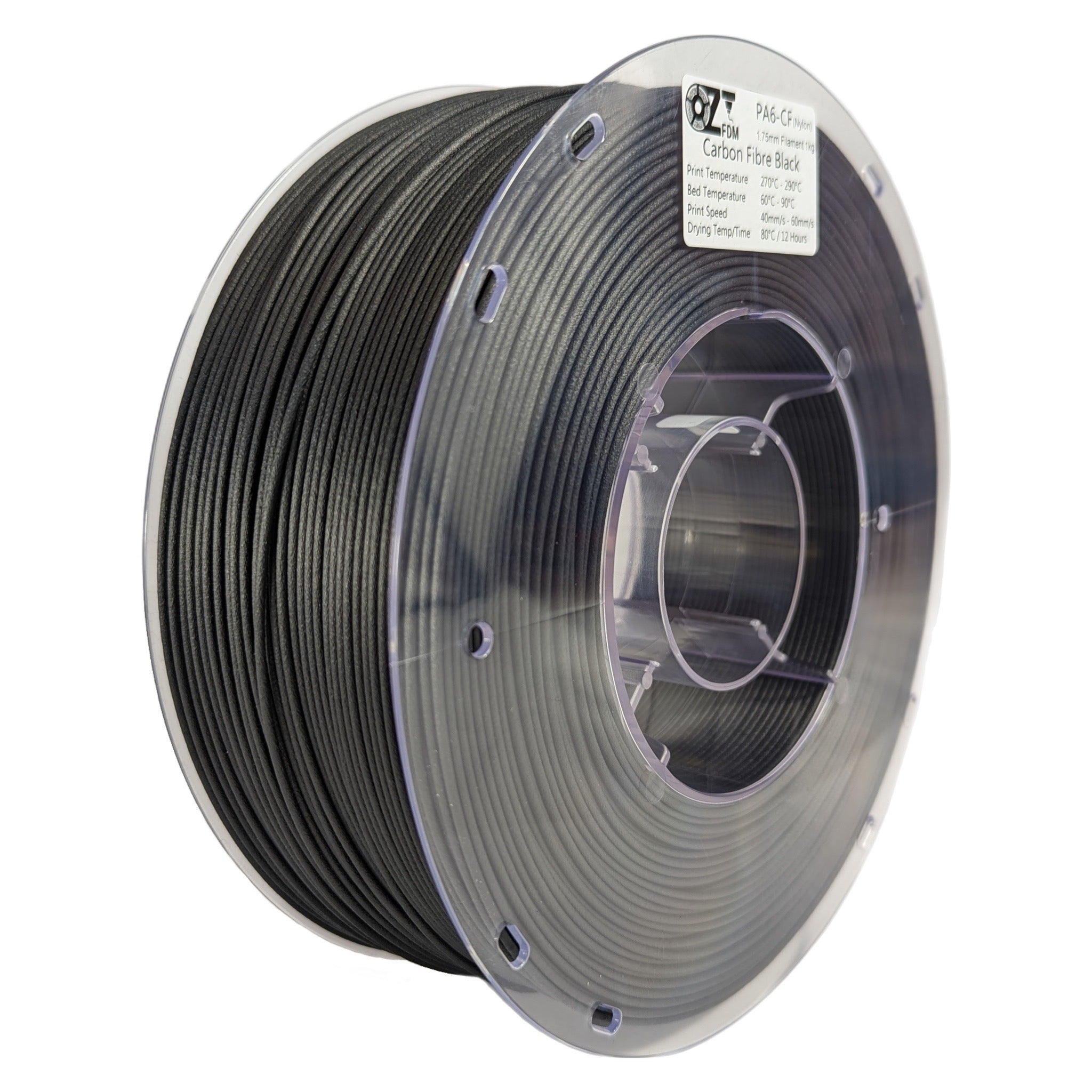 OzFDM PA6 - CF (Nylon) 3D Printing Filament 1.75mm 1KG - OzFDM