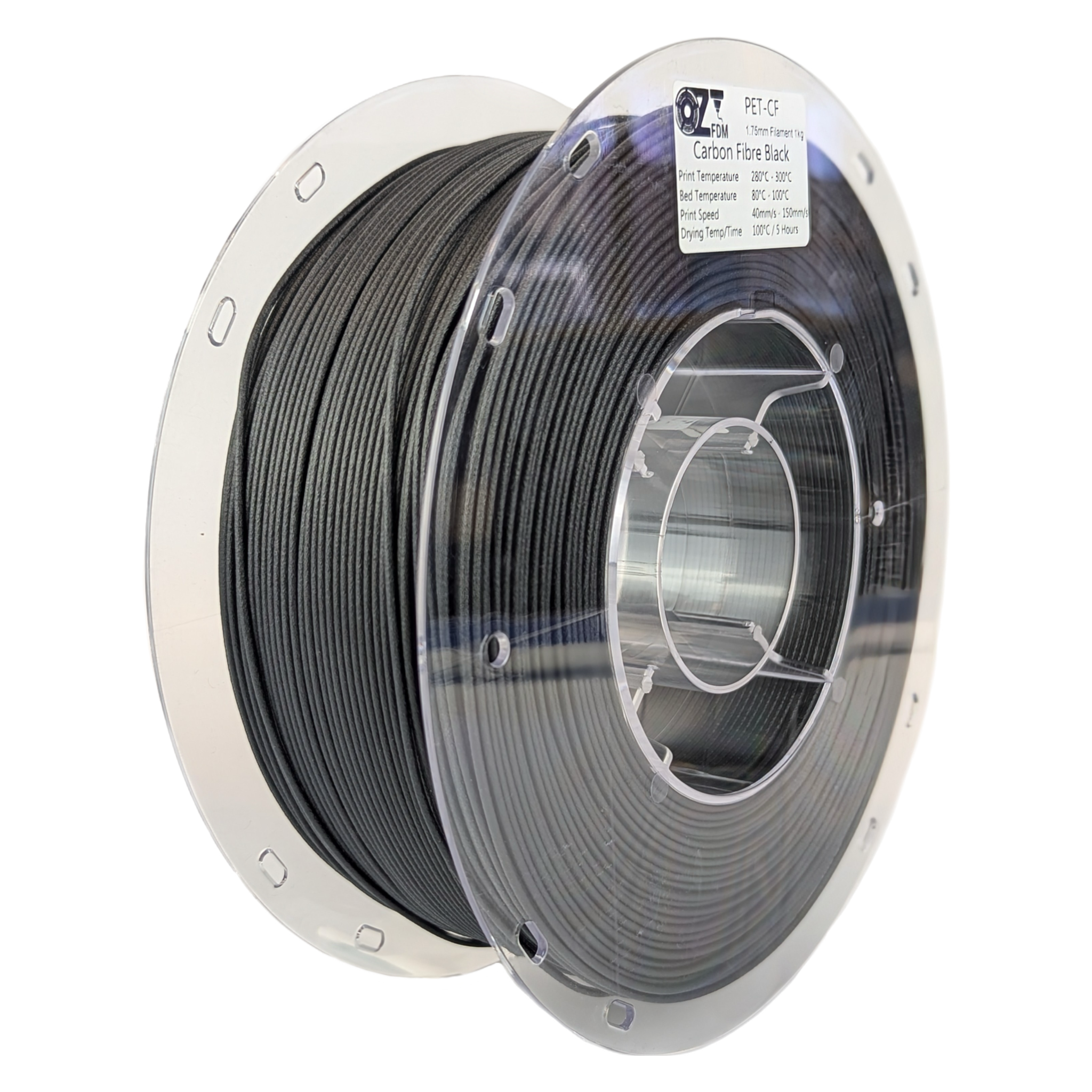 OzFDM PET-CF 3D Printing Filament 1.75mm 1KG