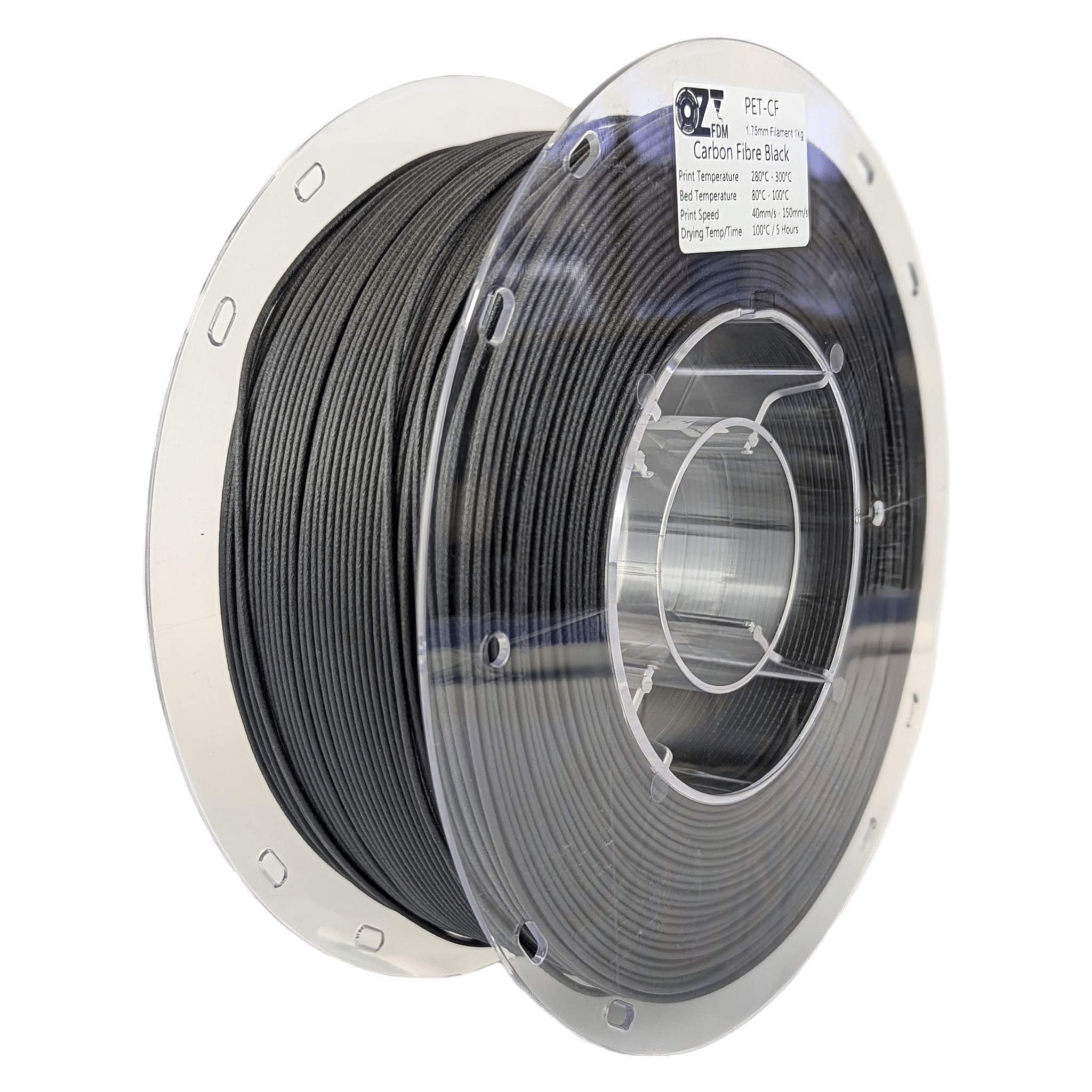OzFDM PET - CF 3D Printing Filament 1.75mm 1KG - OzFDM