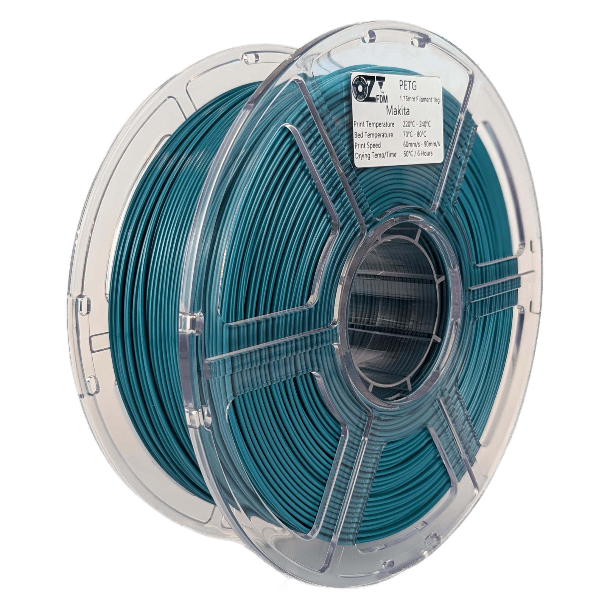 OzFDM PETG Tool Colours 3D Printing Filament 1.75mm 1KG - OzFDM