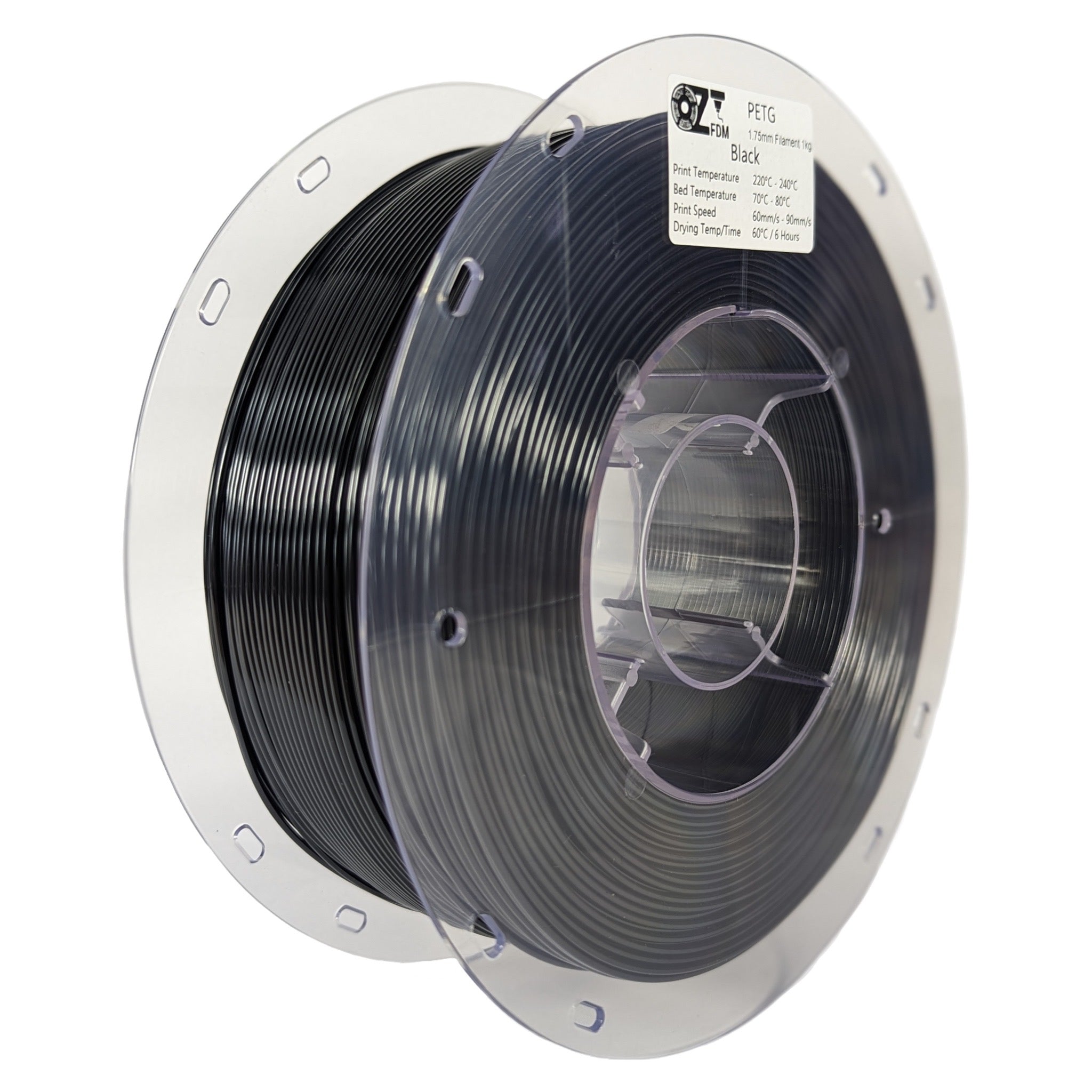 OzFDM PETG+ Solid Colours 3D Printing Filament 1.75mm 1KG