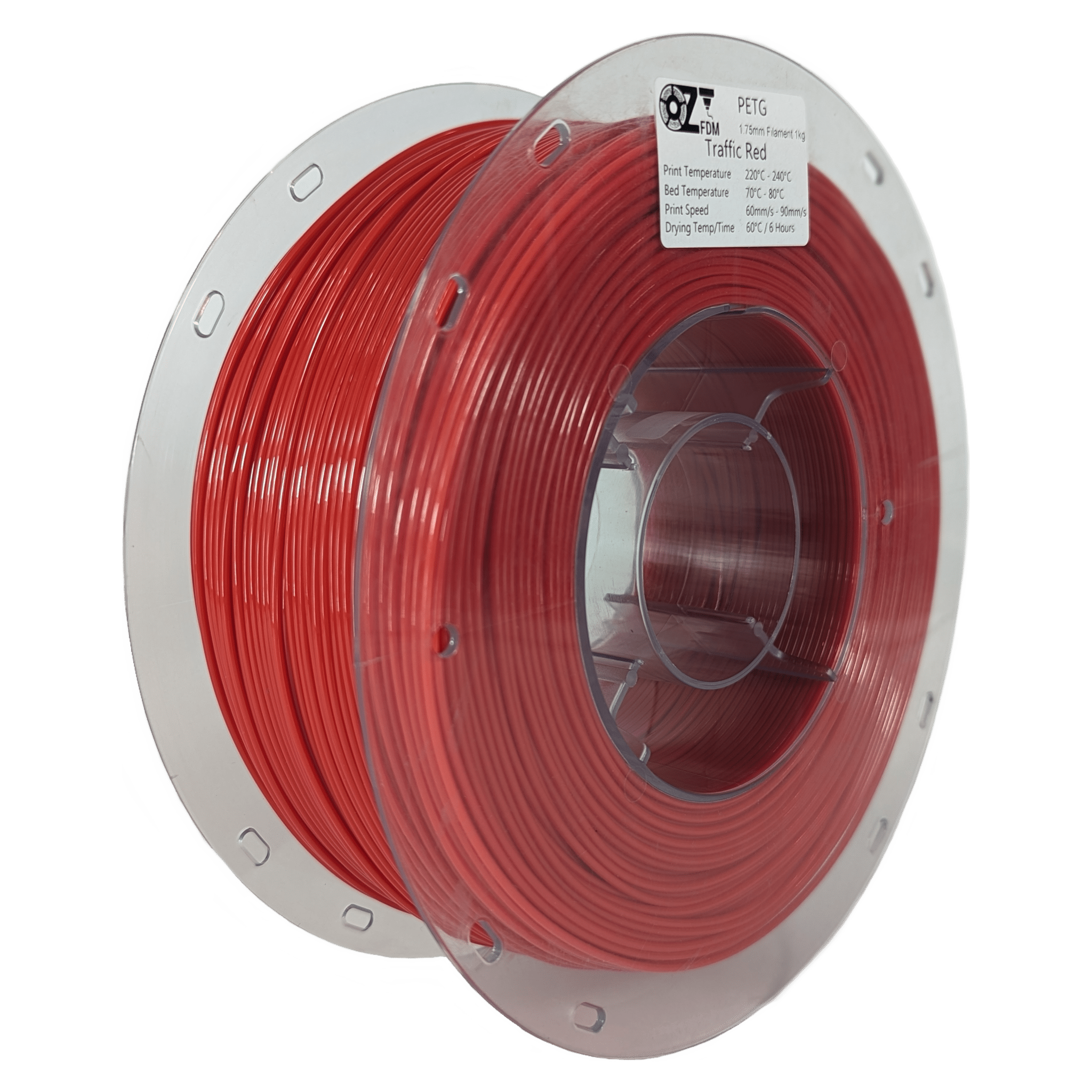 OzFDM PETG+ Solid Colours 3D Printing Filament 1.75mm 1KG - OzFDM
