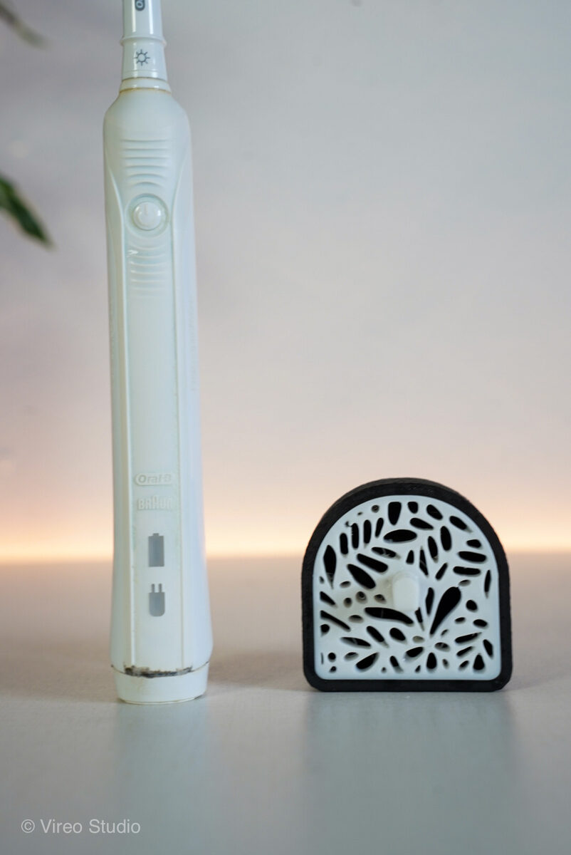 Single DrainIt - Electric Toothbrush Anti-Mold Stand (Support-Free Print)