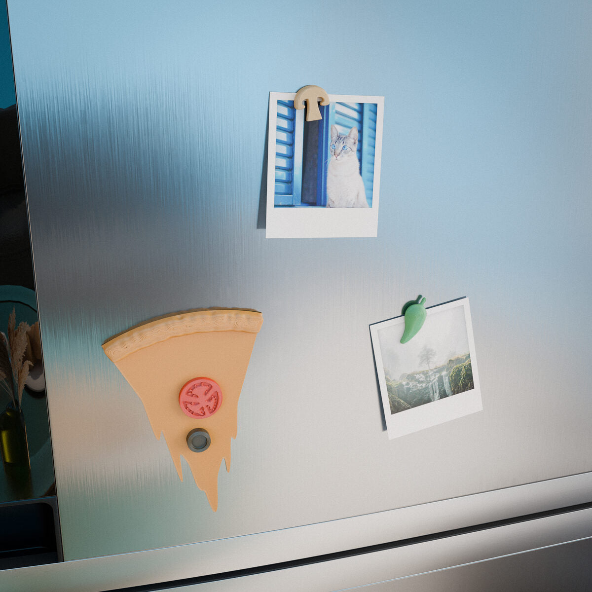 Pizza Fridge Magnets