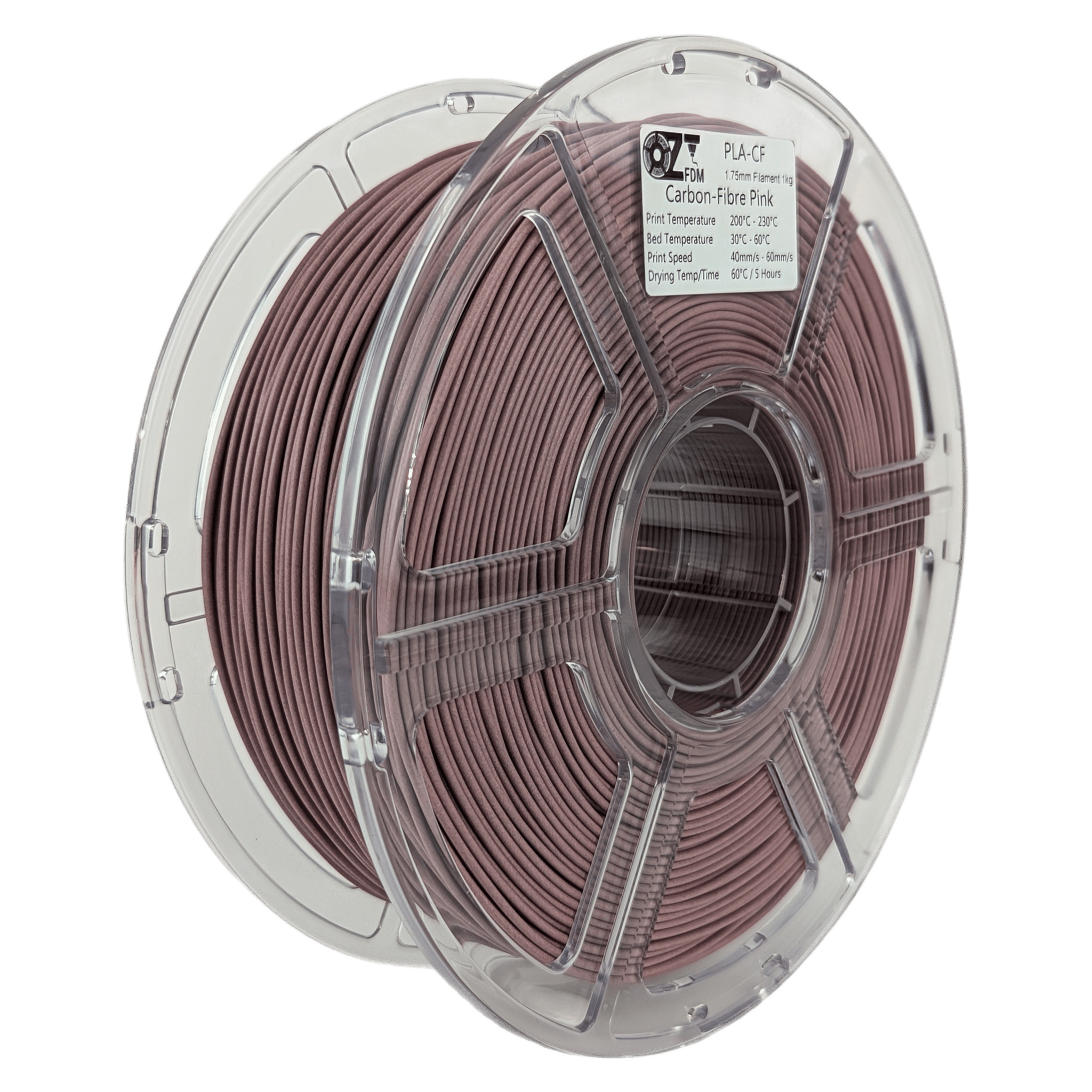 OzFDM PLA - CF 3D Printing Filament 1.75mm 1KG - OzFDM