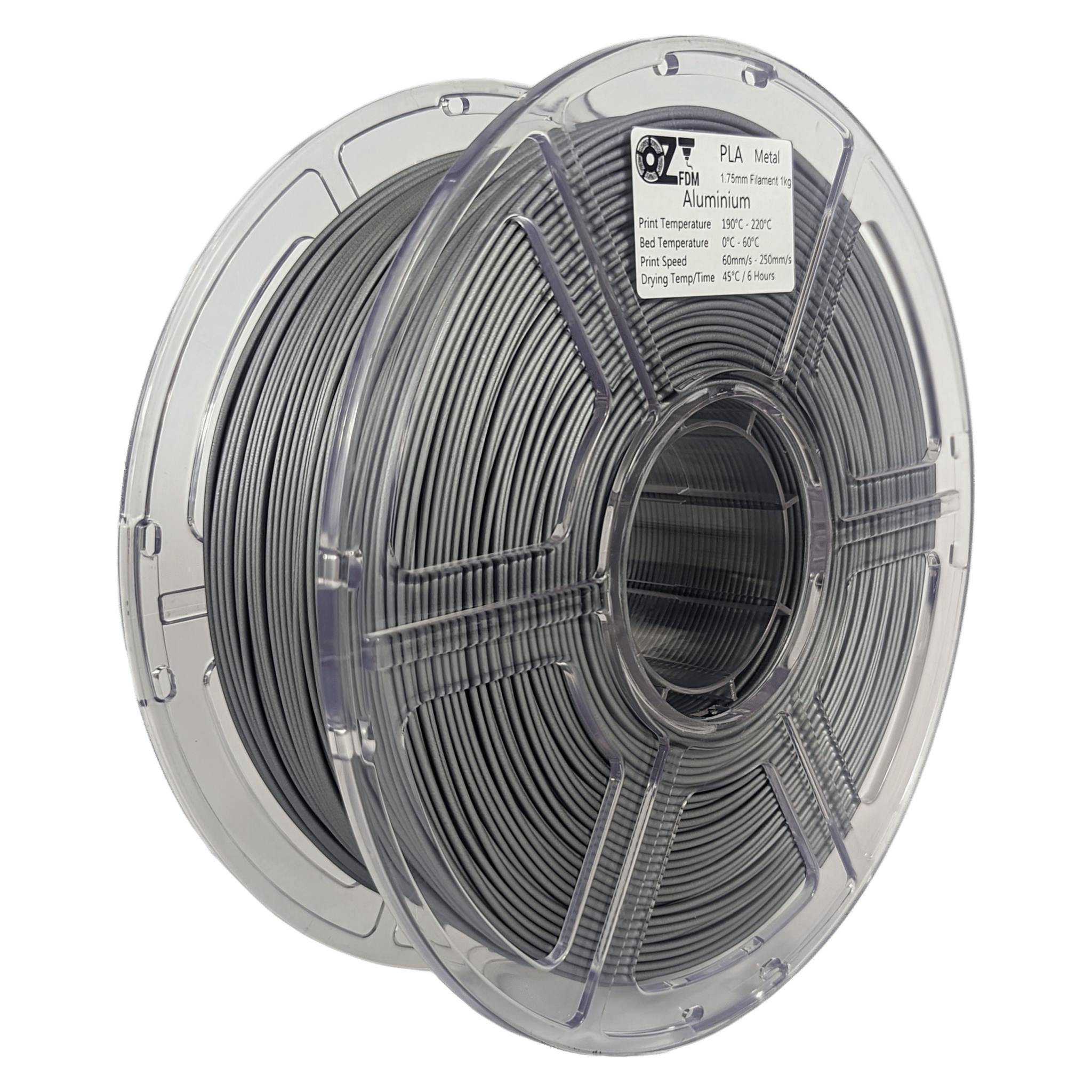 OzFDM PLA Metal Fill 3D Printing Filament 1.75mm 1KG - OzFDM