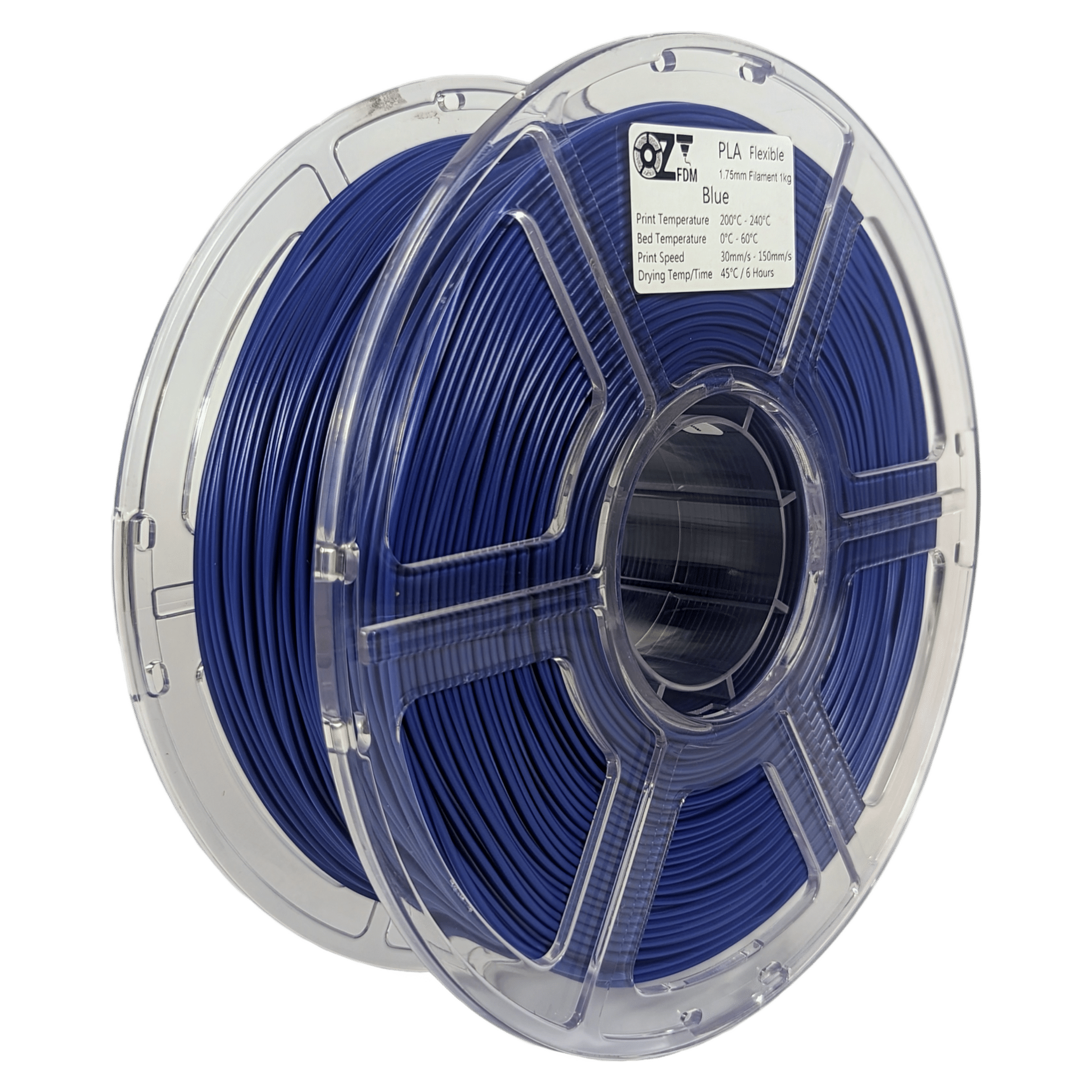 OzFDM Flexible PLA (PBAT) 3D Printing Filament 1.75mm 1KG - OzFDM