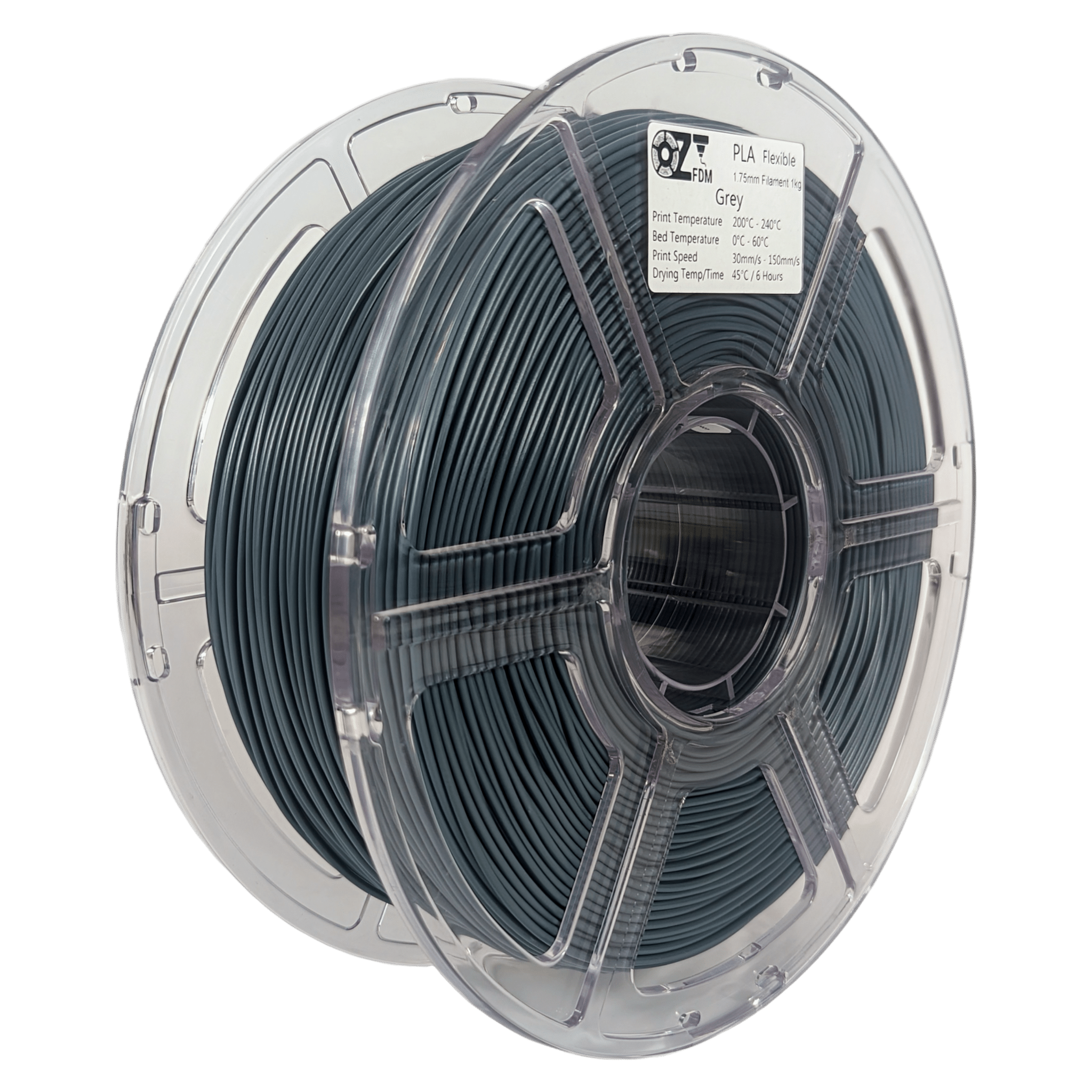 OzFDM Flexible PLA (PBAT) 3D Printing Filament 1.75mm 1KG - OzFDM