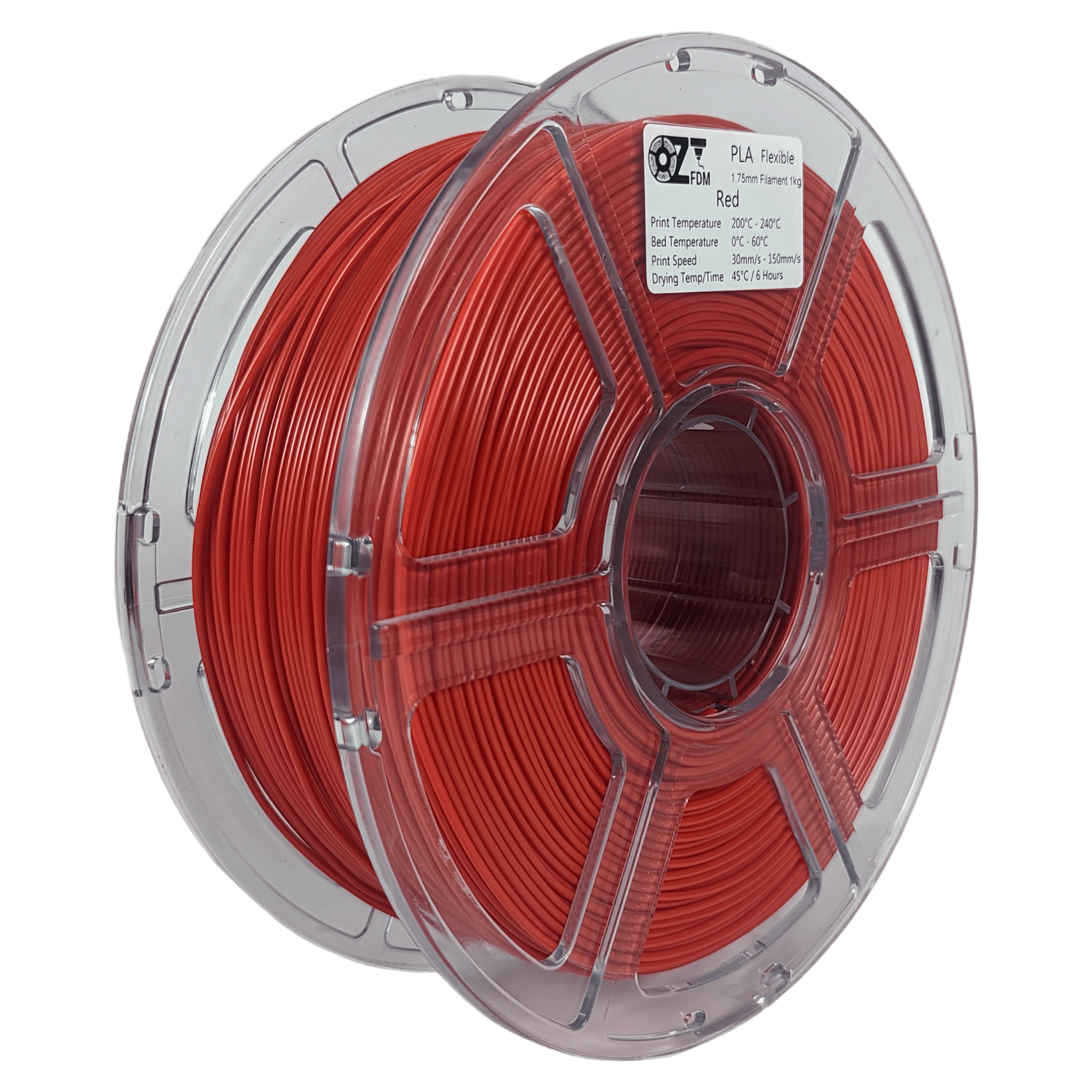 OzFDM Flexible PLA (PBAT) 3D Printing Filament 1.75mm 1KG - OzFDM