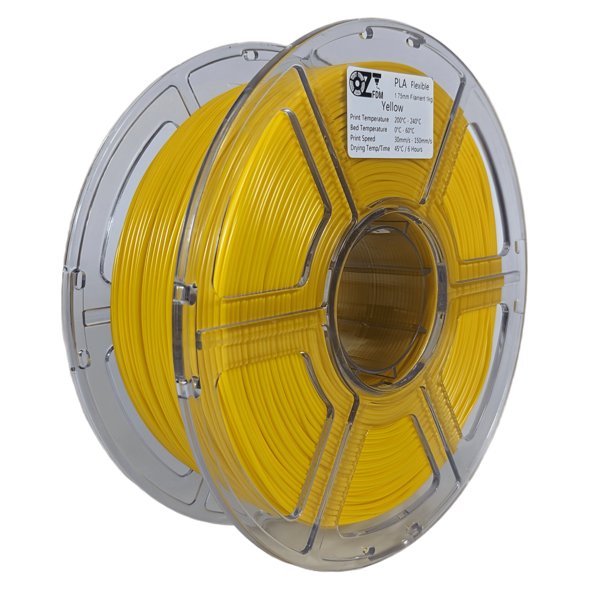 OzFDM Flexible PLA (PBAT) 3D Printing Filament 1.75mm 1KG - OzFDM