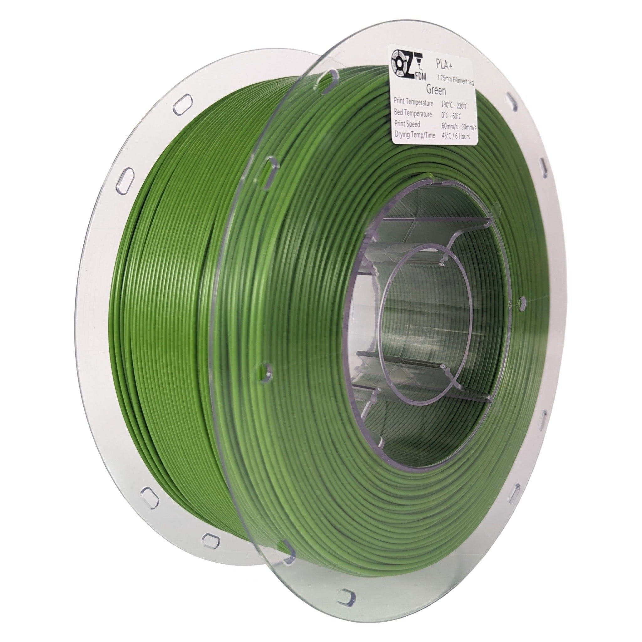 OzFDM PLA+ Solid Colours 3D Printing Filament 1.75mm 1KG