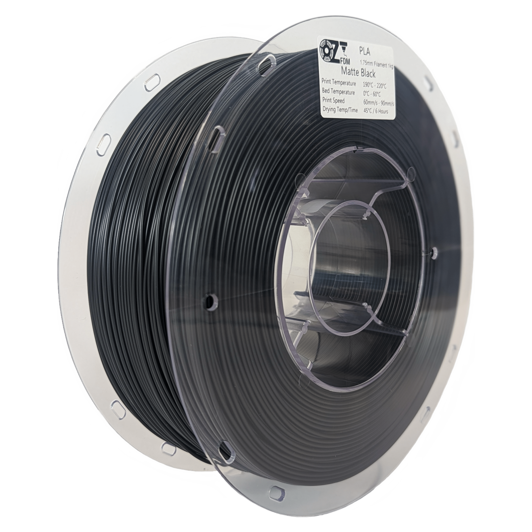 OzFDM PLA Matte Colours 3D Printing Filament 1.75mm 1KG - OzFDM