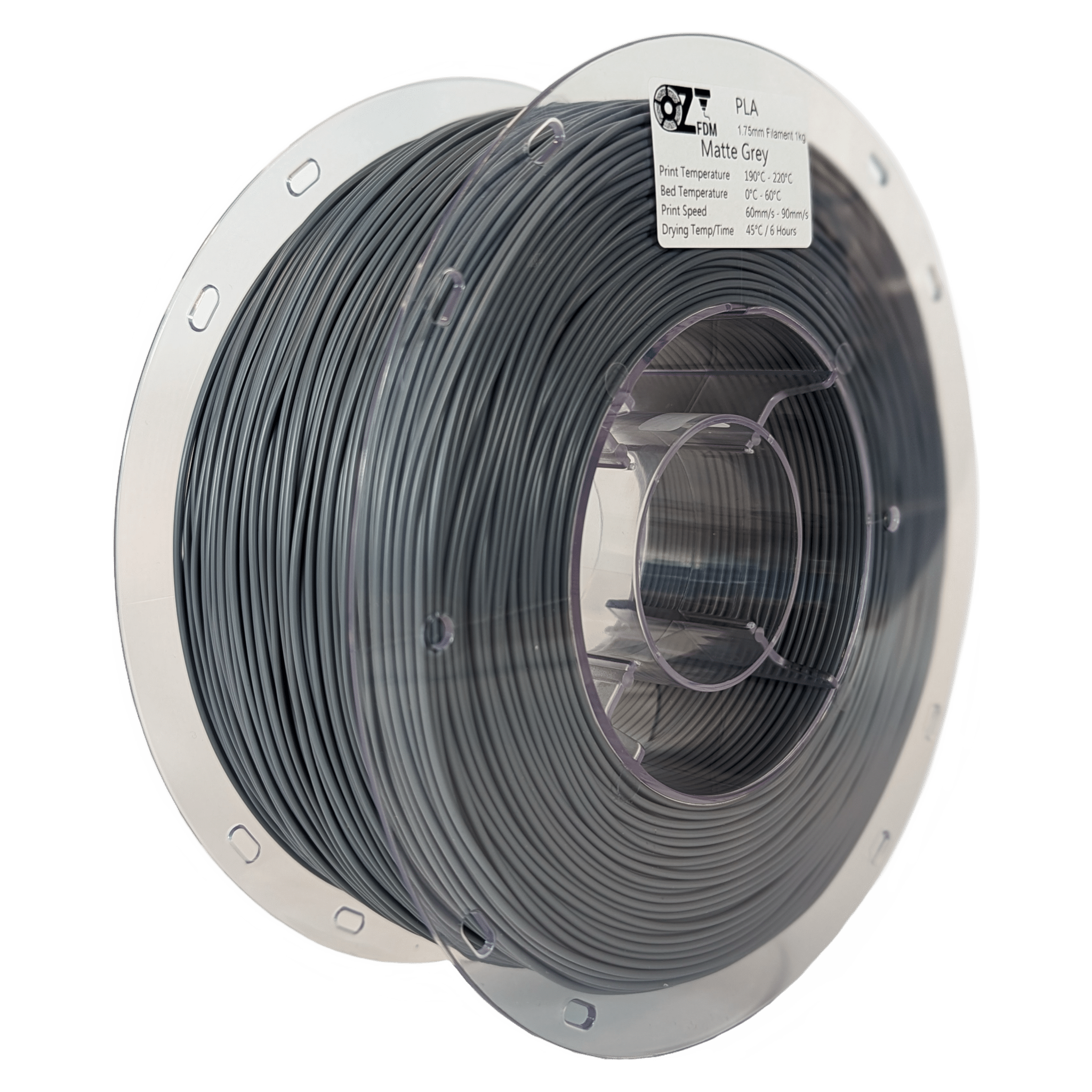 OzFDM PLA Matte Colours 3D Printing Filament 1.75mm 1KG - OzFDM