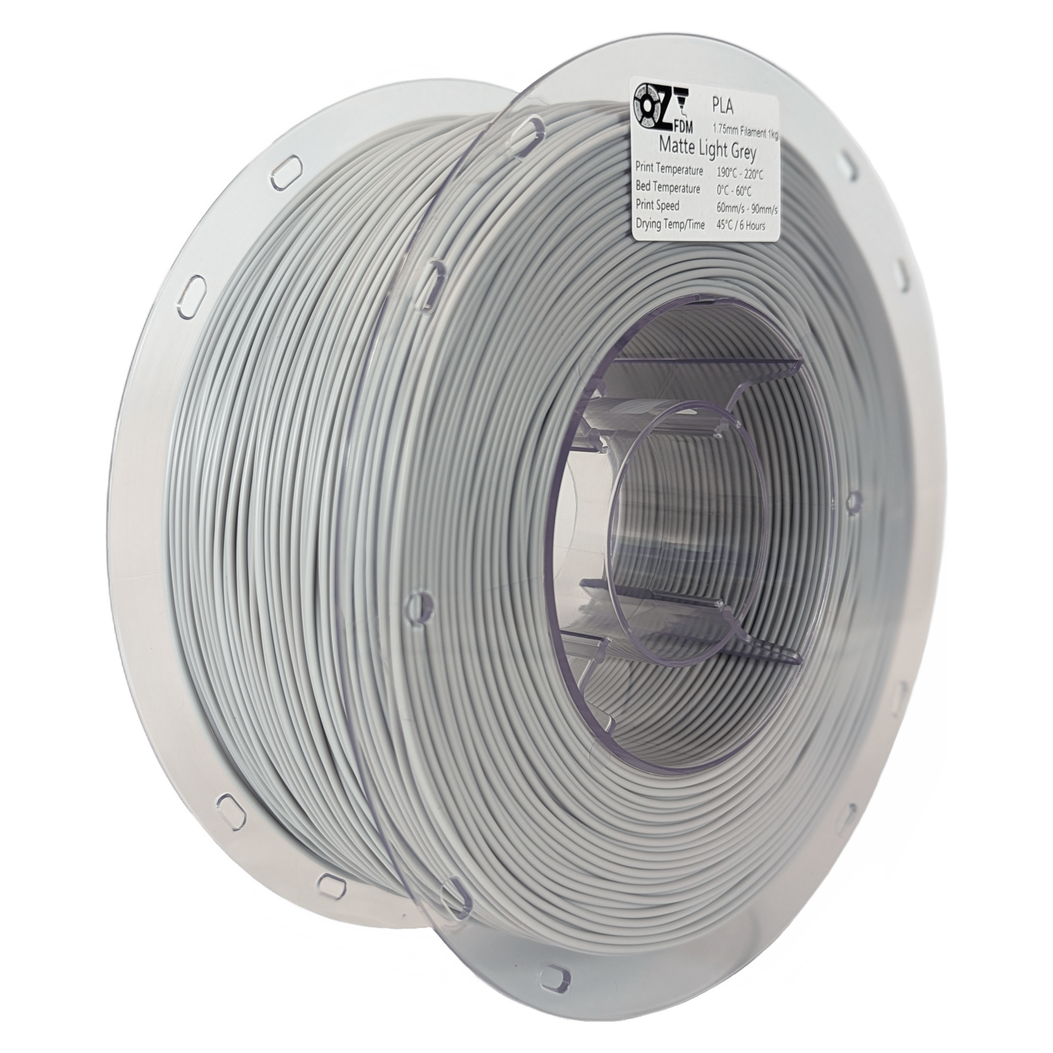 OzFDM PLA Matte Colours 3D Printing Filament 1.75mm 1KG - OzFDM