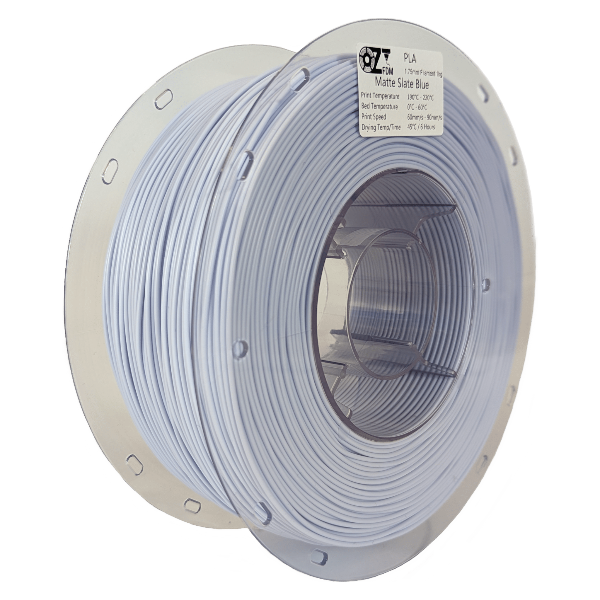 OzFDM PLA Matte Colours 3D Printing Filament 1.75mm 1KG - OzFDM