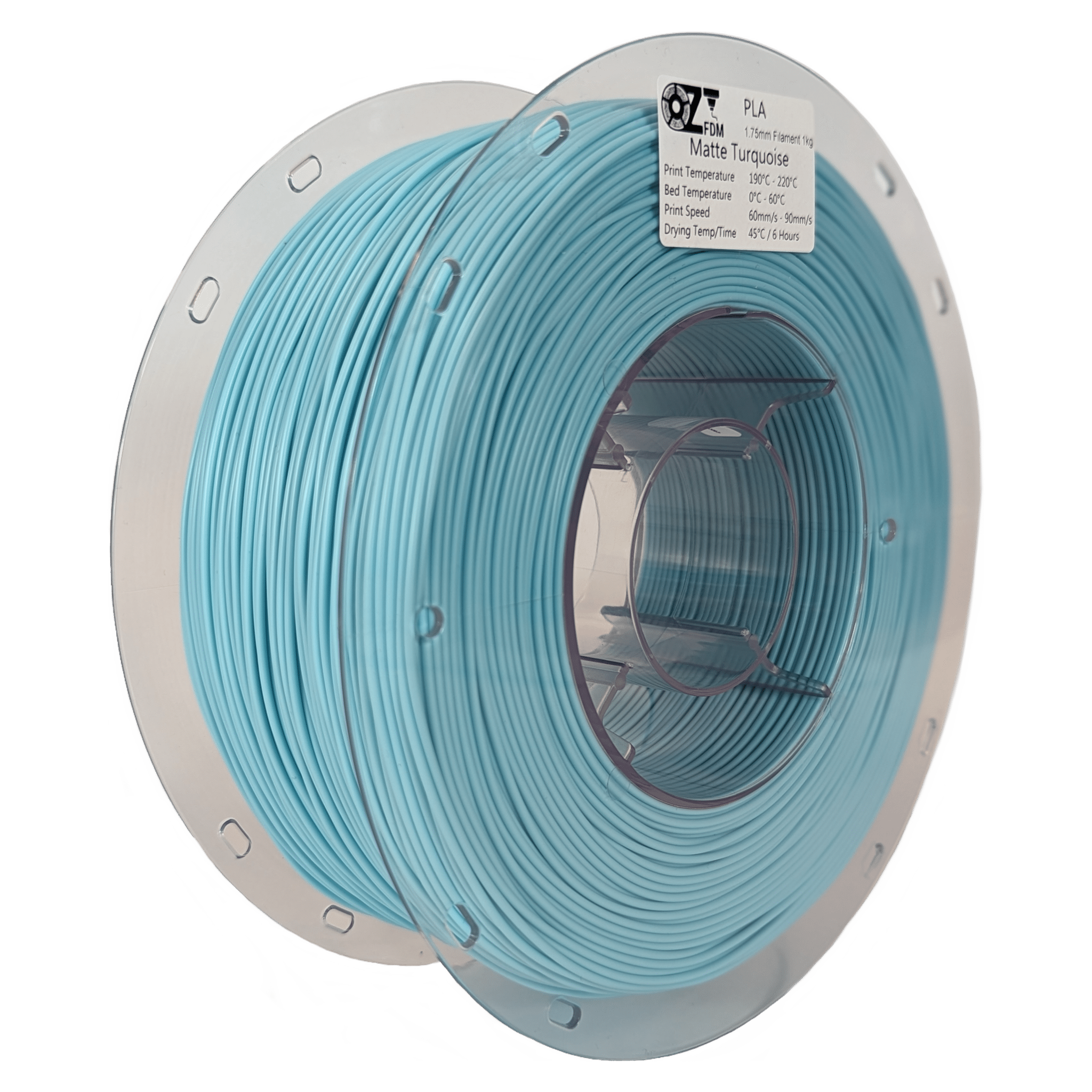 OzFDM PLA Matte Colours 3D Printing Filament 1.75mm 1KG - OzFDM