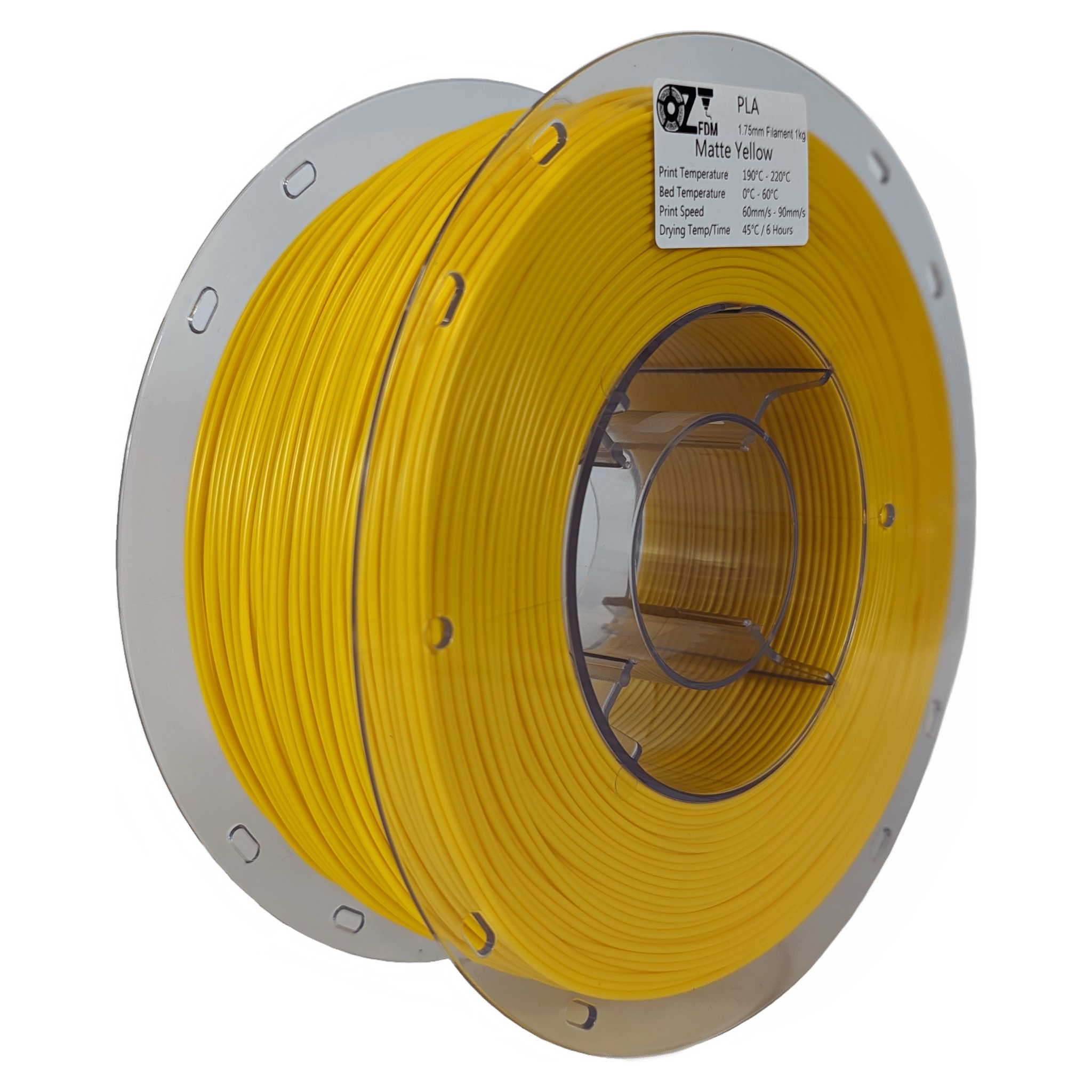 OzFDM PLA Matte Colours 3D Printing Filament 1.75mm 1KG - OzFDM