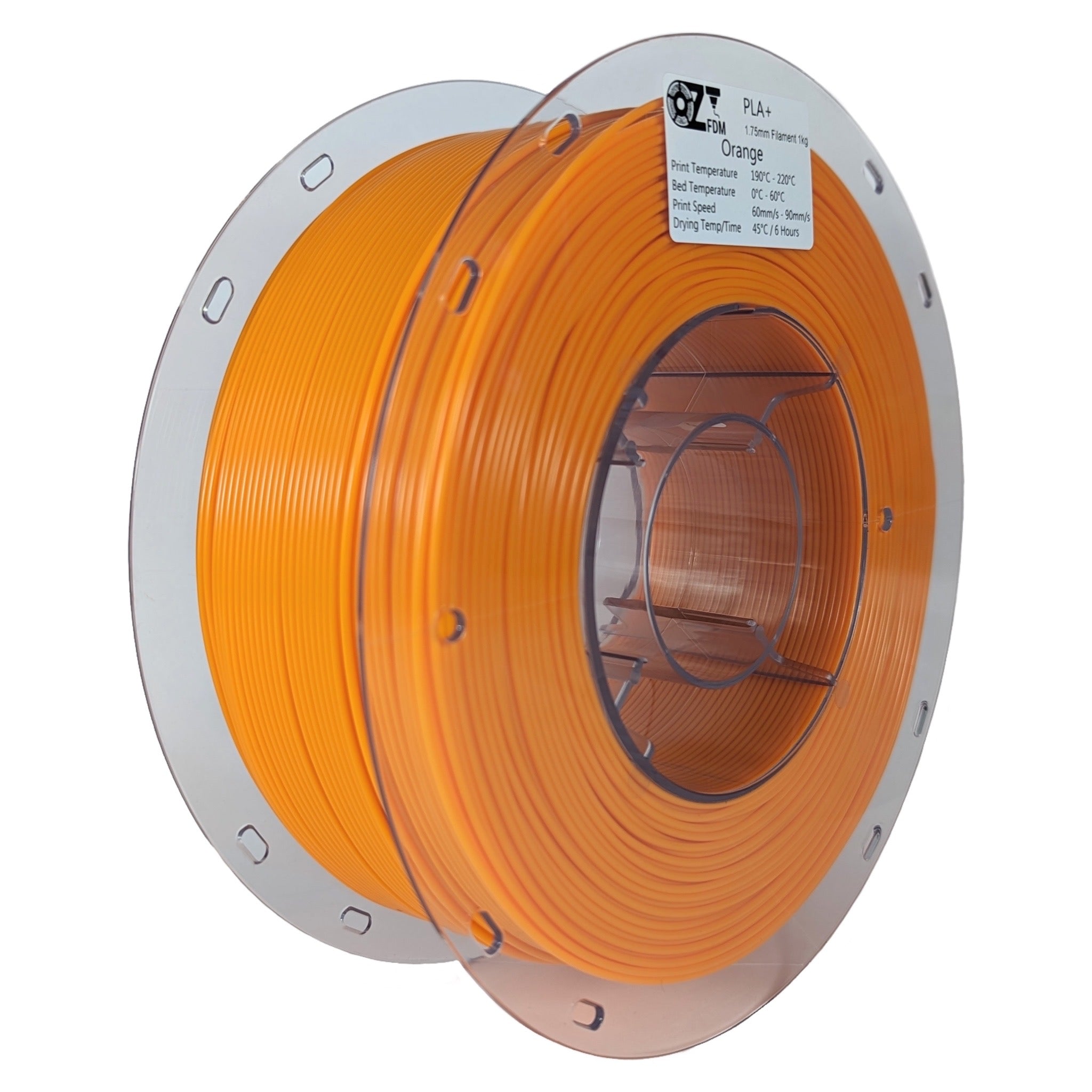 OzFDM PLA+ Solid Colours 3D Printing Filament 1.75mm 1KG