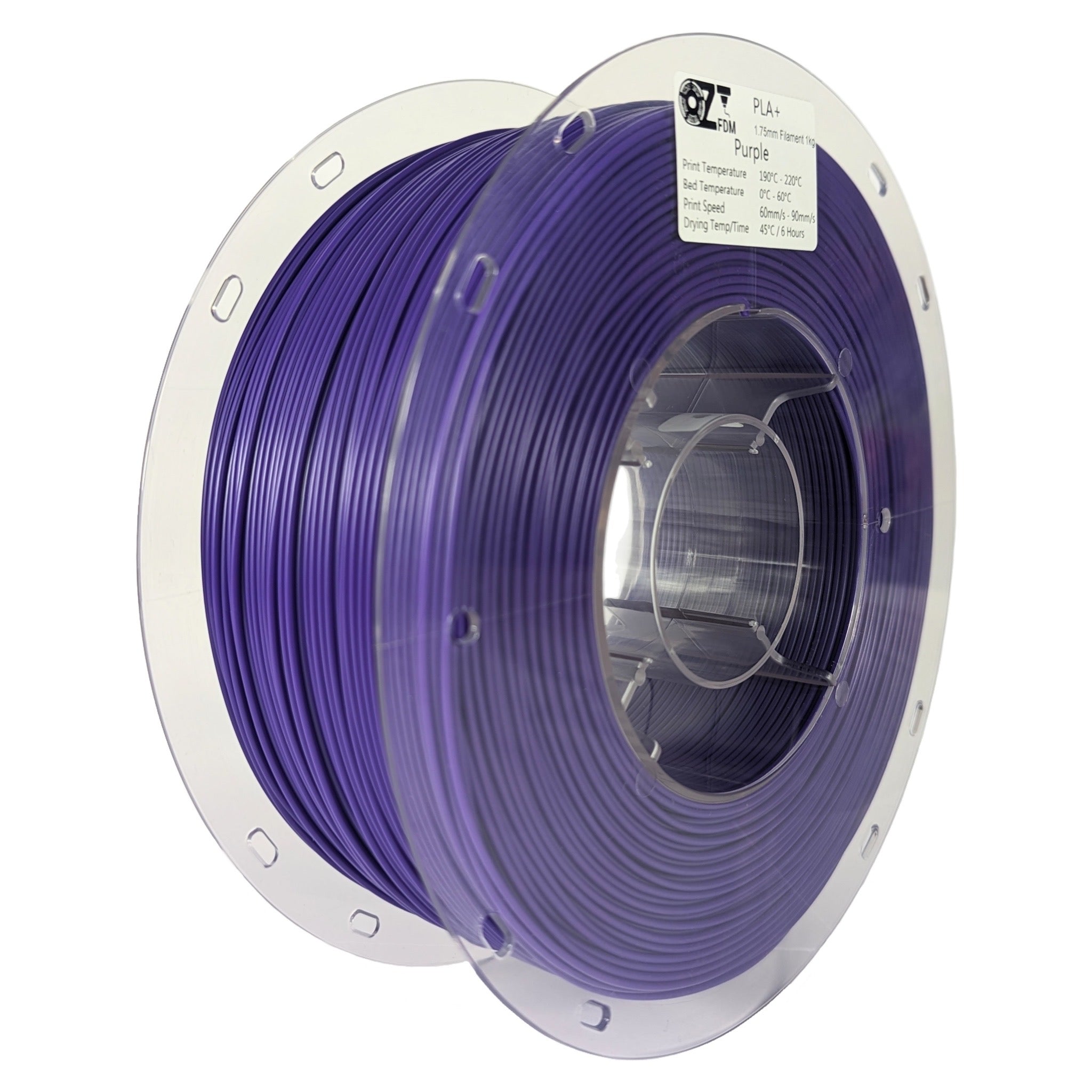 OzFDM PLA+ Solid Colours 3D Printing Filament 1.75mm 1KG