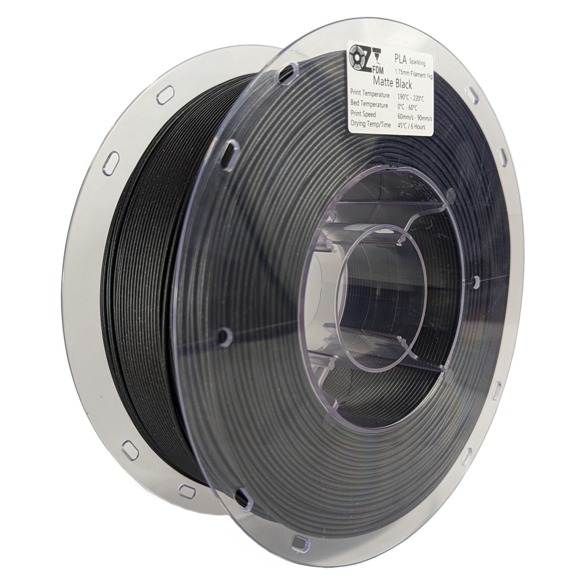OzFDM PLA Glitter 3D Printing Filament 1.75mm 1KG - OzFDM