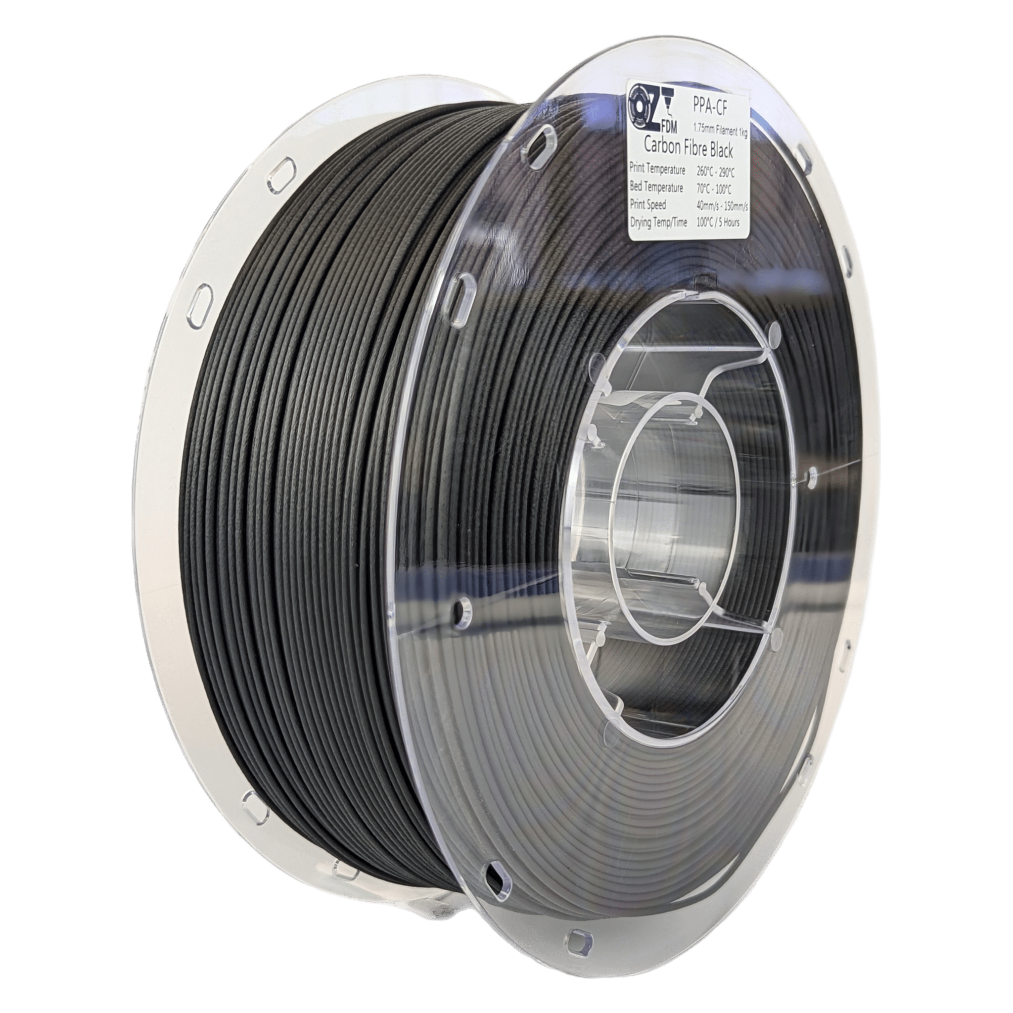 OzFDM PPA - CF (Nylon) 3D Printing Filament 1.75mm 1KG - OzFDM