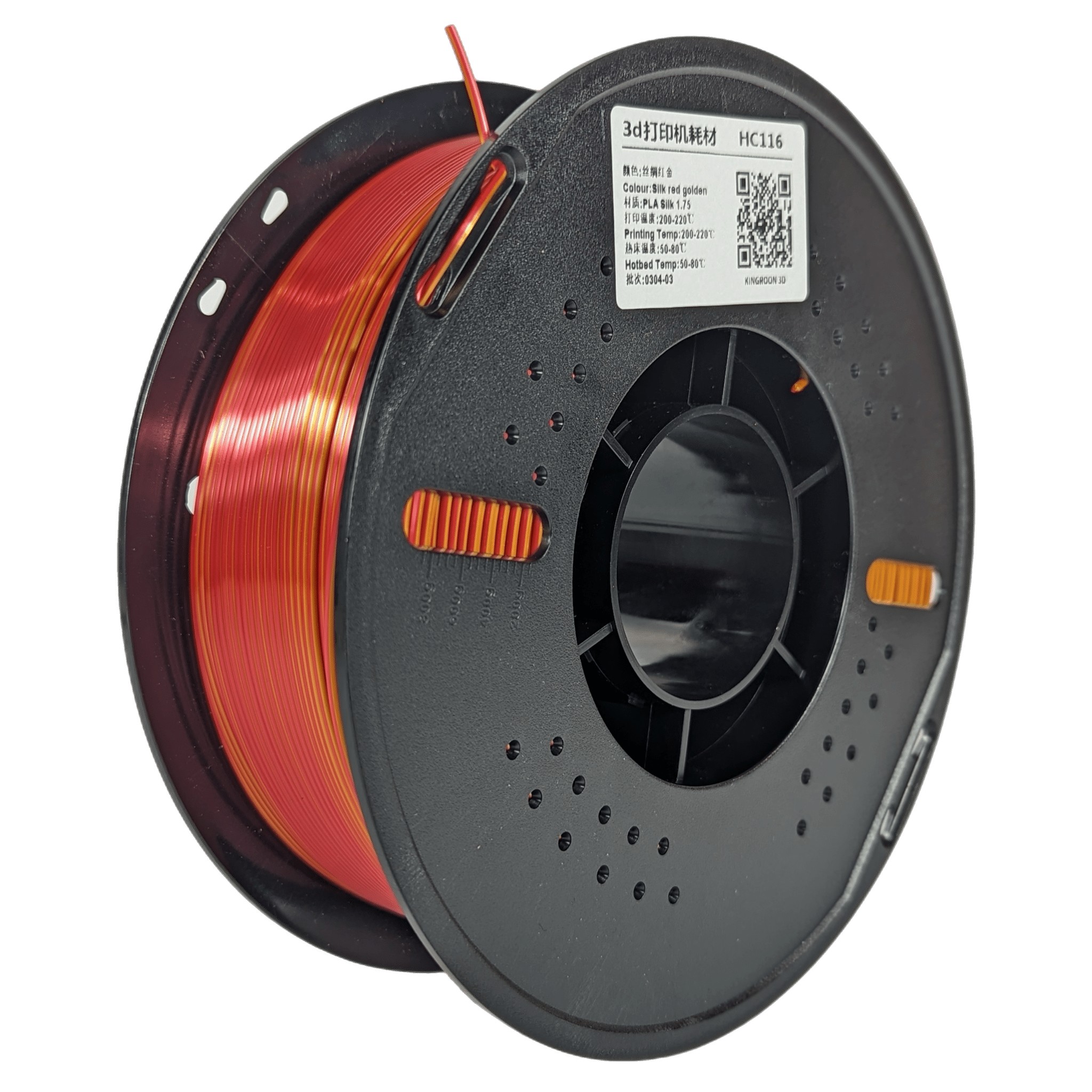 Kingroon Dual - Colour Silk PLA 3D Printing Filament 1.75mm 1KG - OzFDM