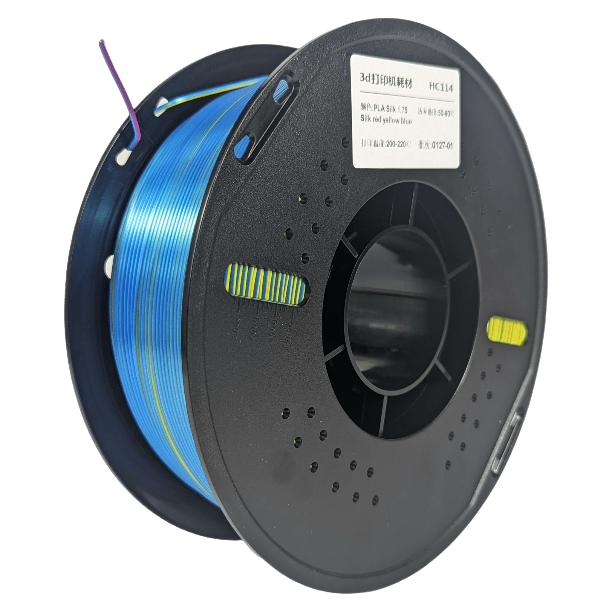 Kingroon Tri - Colour Silk PLA 3D Printing Filament 1.75mm 1KG - OzFDM