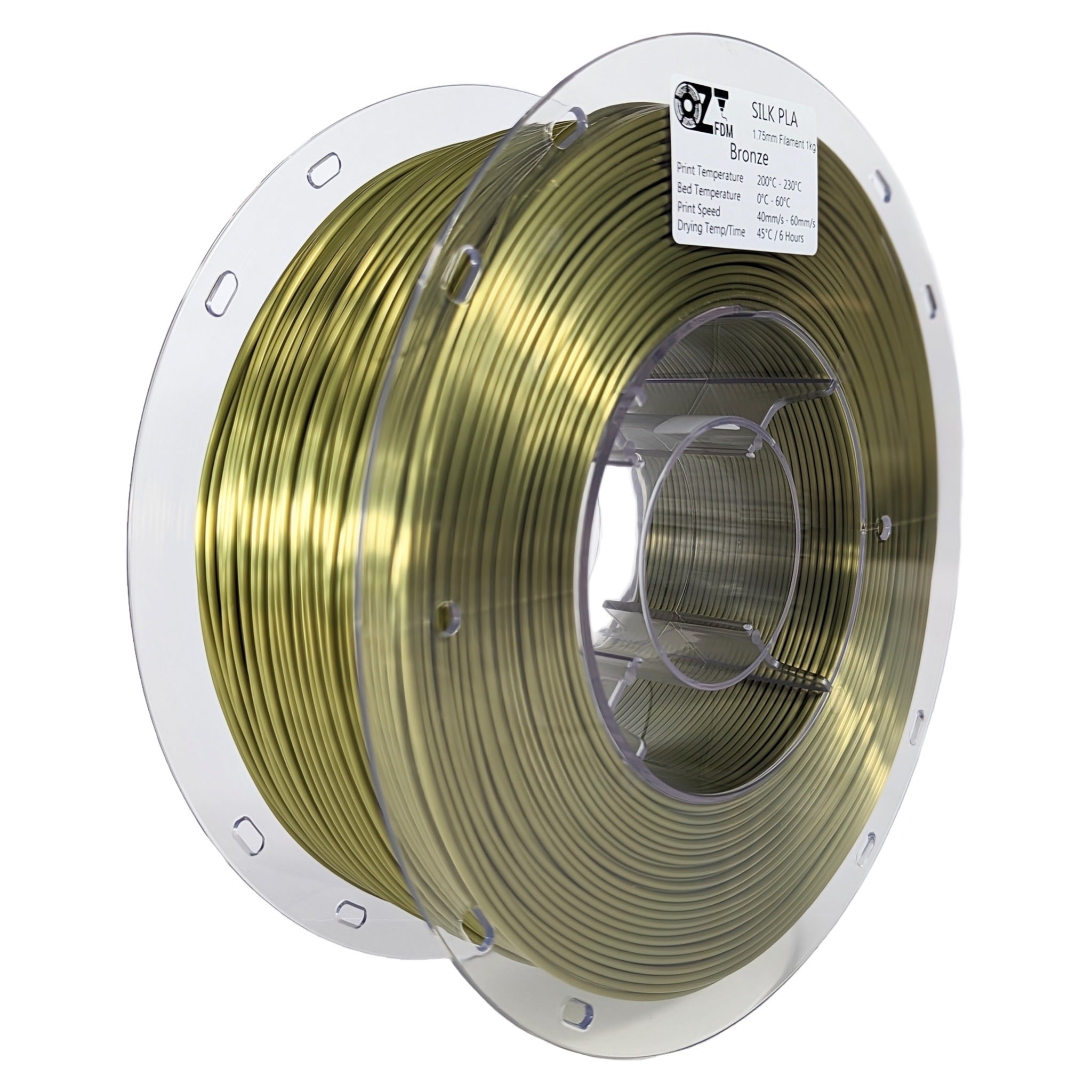 OzFDM Silk PLA 3D Printing Filament 1.75mm 1KG