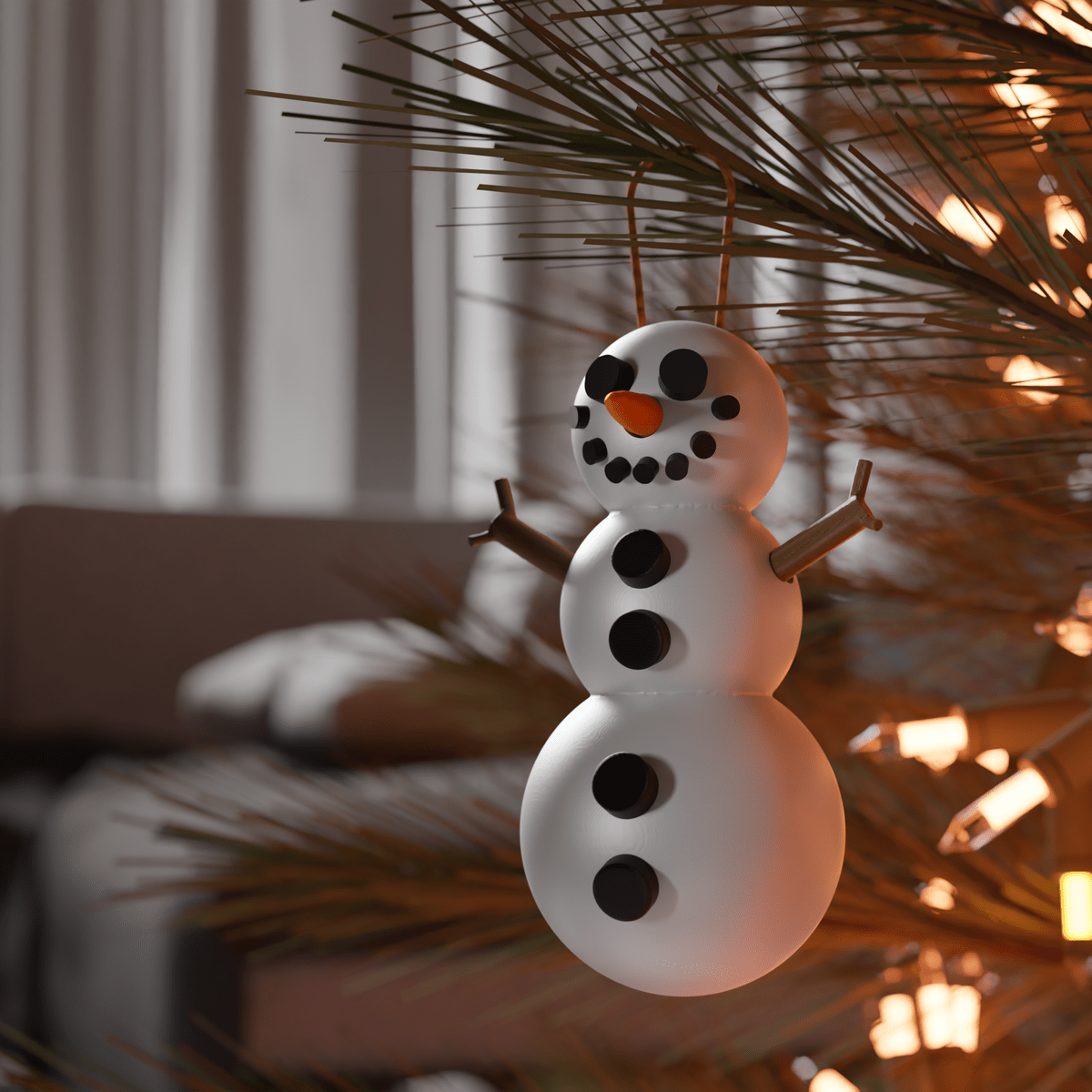 Snowman Ornament - OzFDM