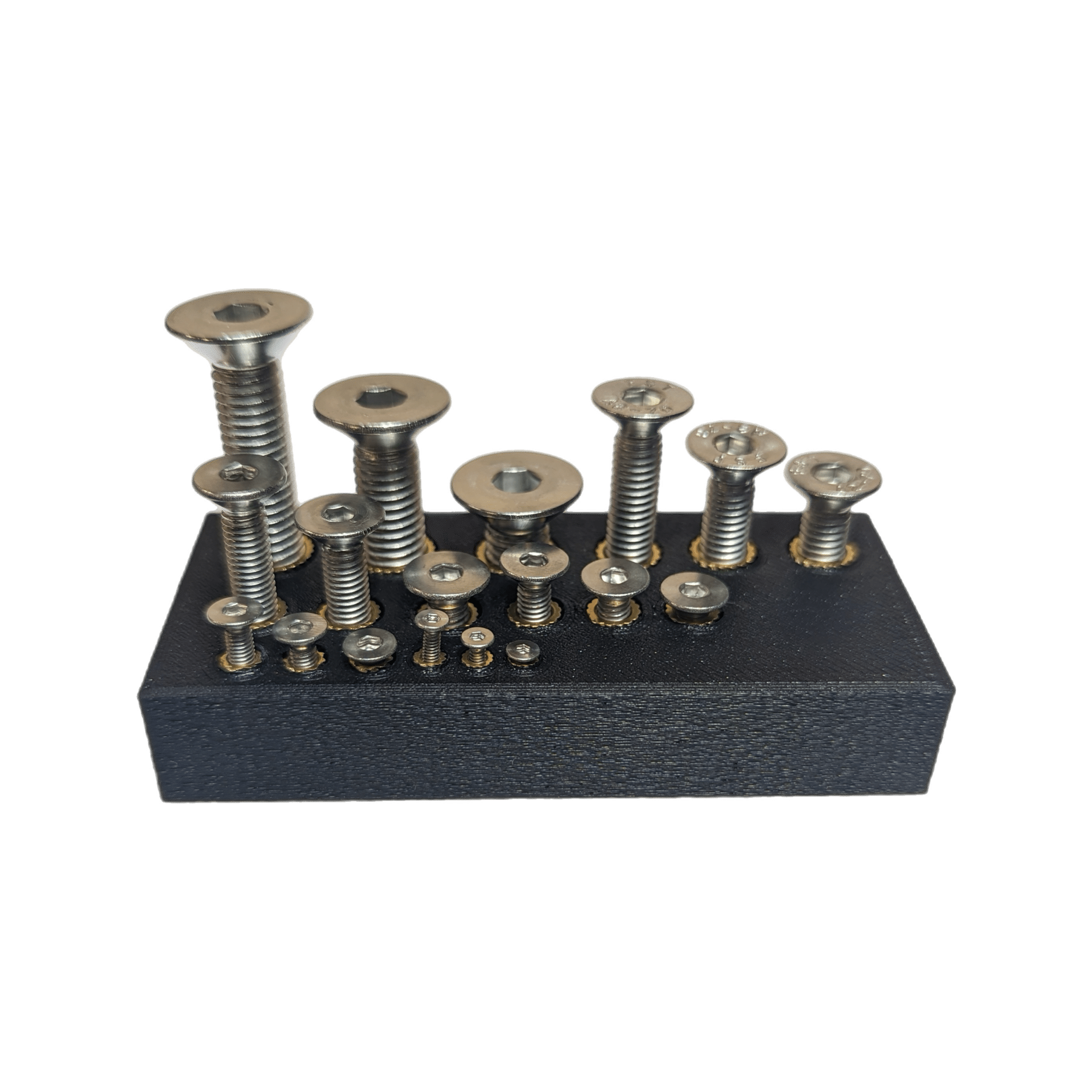 Countersunk SS304 Hex Head Bolts Metric M2 - M8 - OzFDM