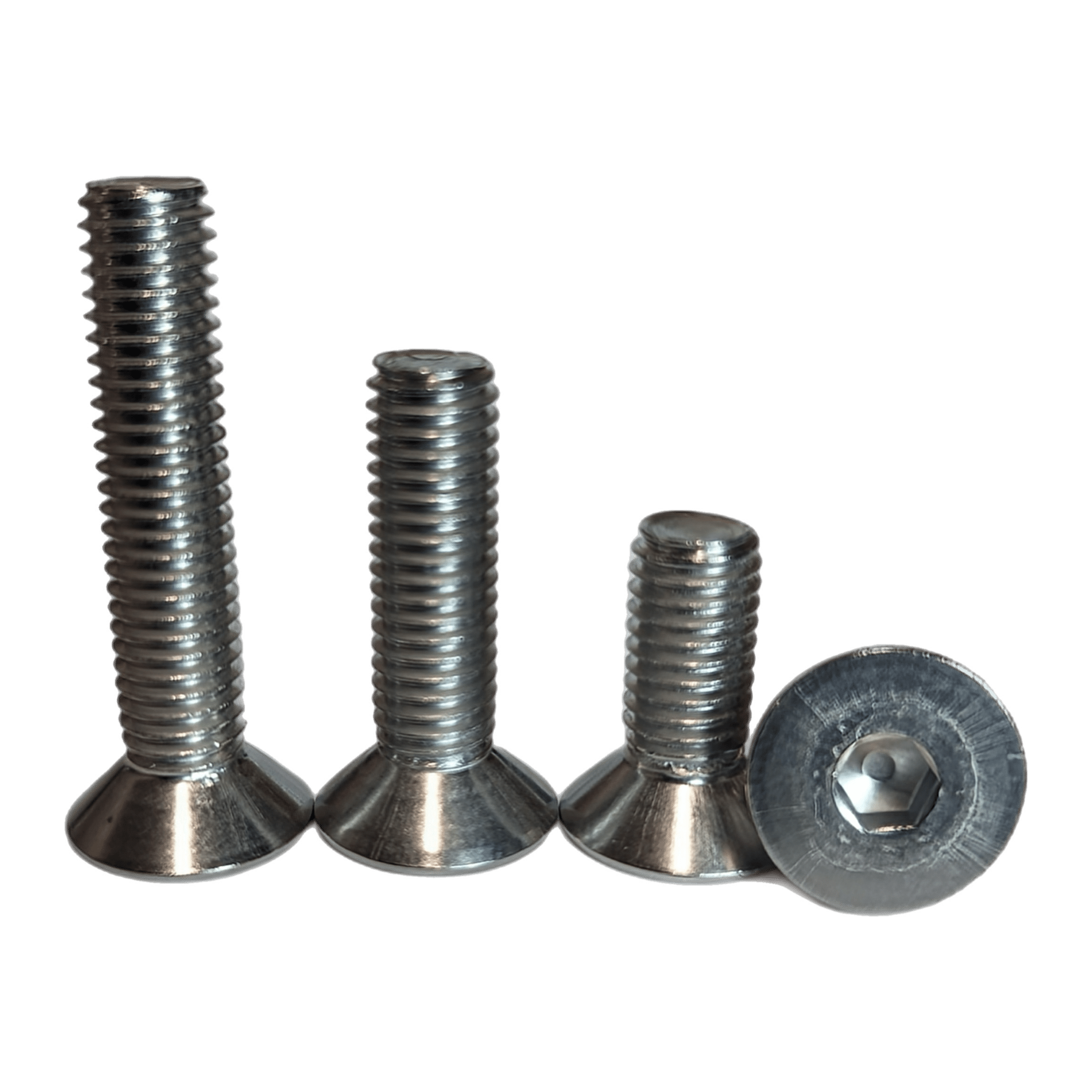Countersunk SS304 Hex Head Bolts Metric M2 - M8 - OzFDM