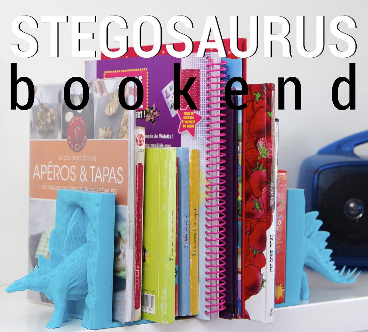 Stegosaurus Bookend