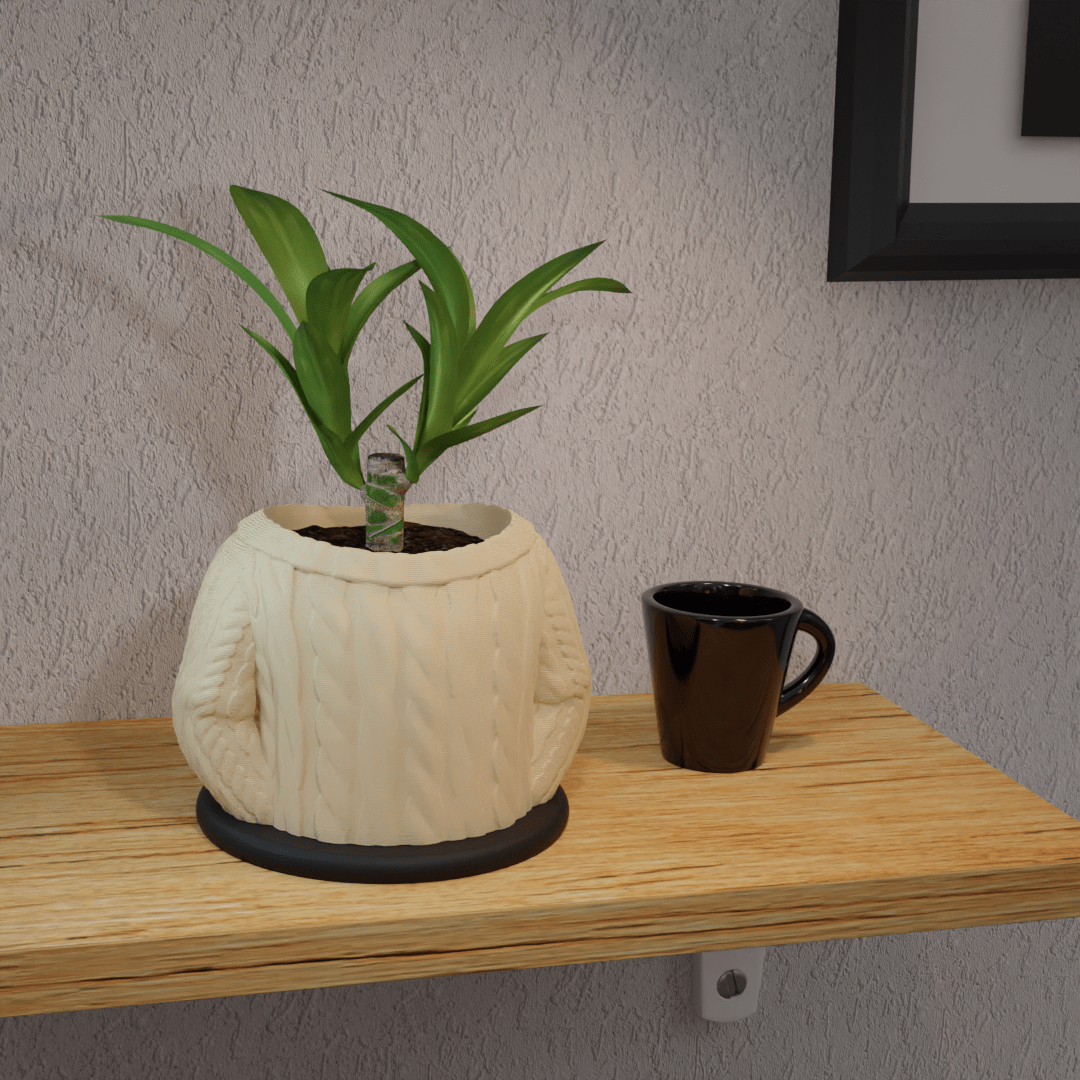 Wool Sweater Planter Pot - OzFDM
