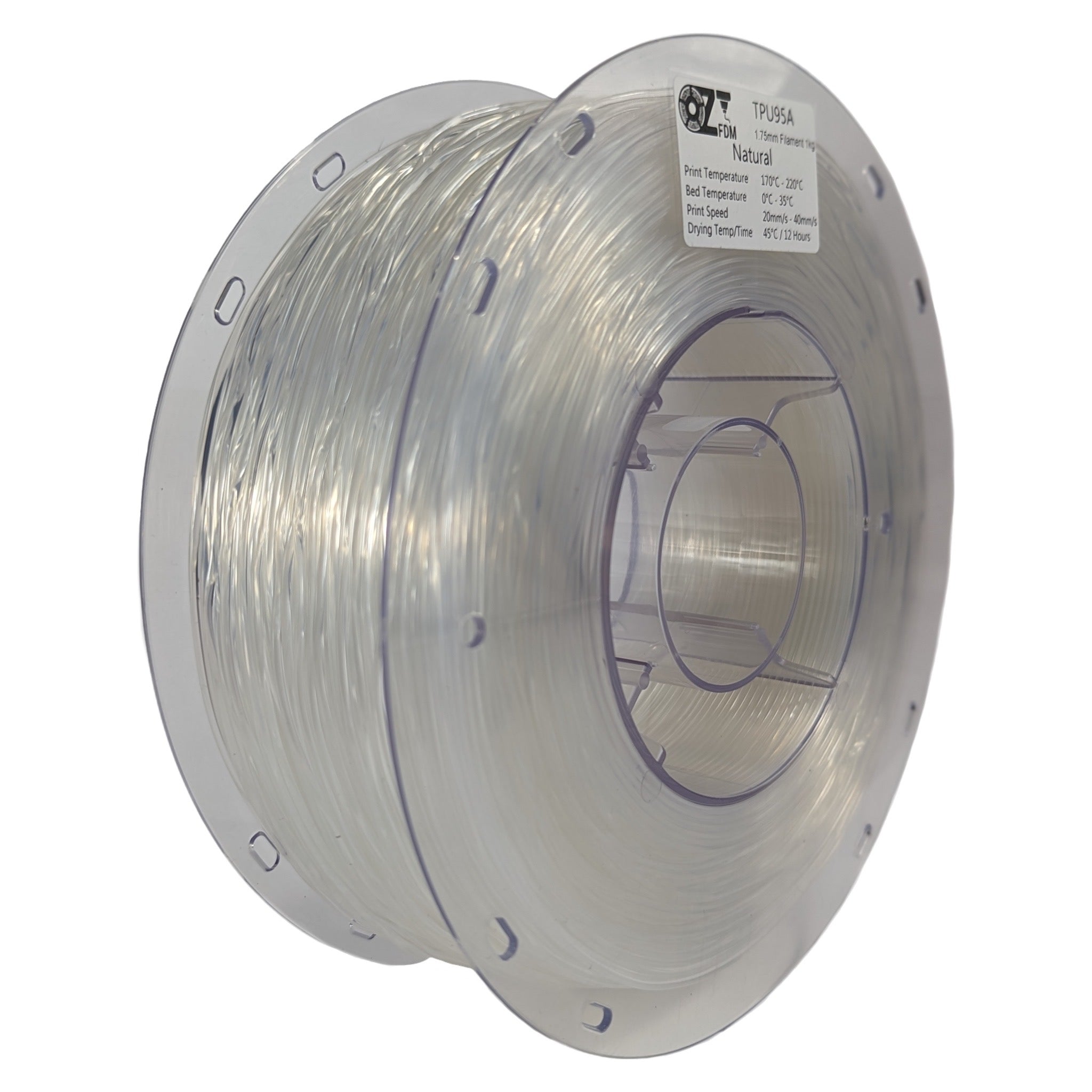 OzFDM TPU95A 3D Printing Filament 1.75mm 1KG