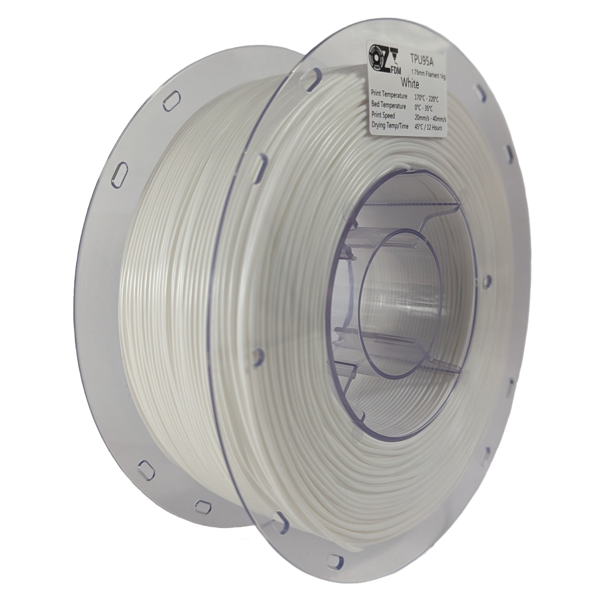 OzFDM TPU95A 3D Printing Filament 1.75mm 1KG