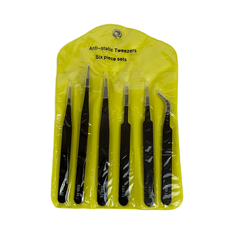 Anti - Static Stainless Steel Tweezers Set - OzFDM