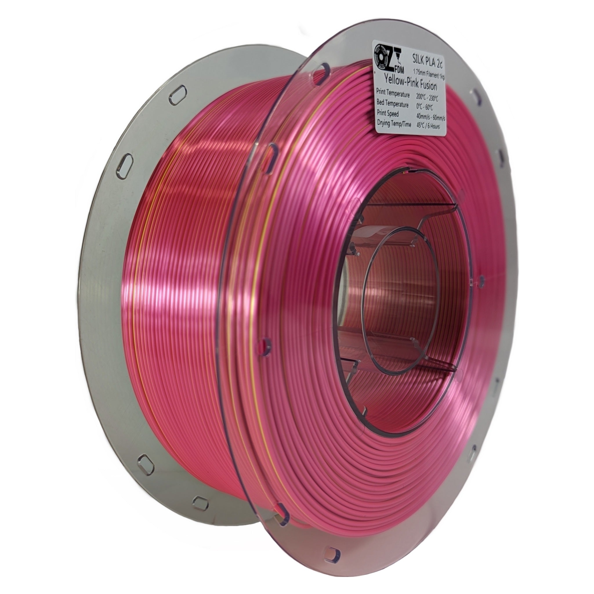Silk Fusion PLA 3D Printing Filament 1.75mm 1KG - OzFDM