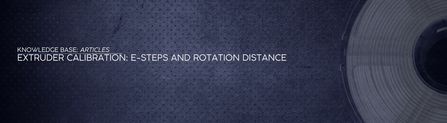 Extruder Calibration: E-steps and Rotation Distance - OzFDM