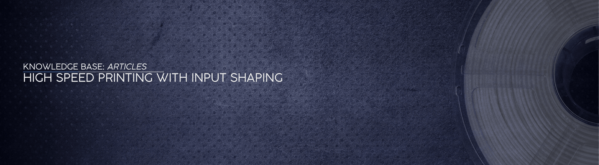 High Speed Printing with Input Shaping - OzFDM