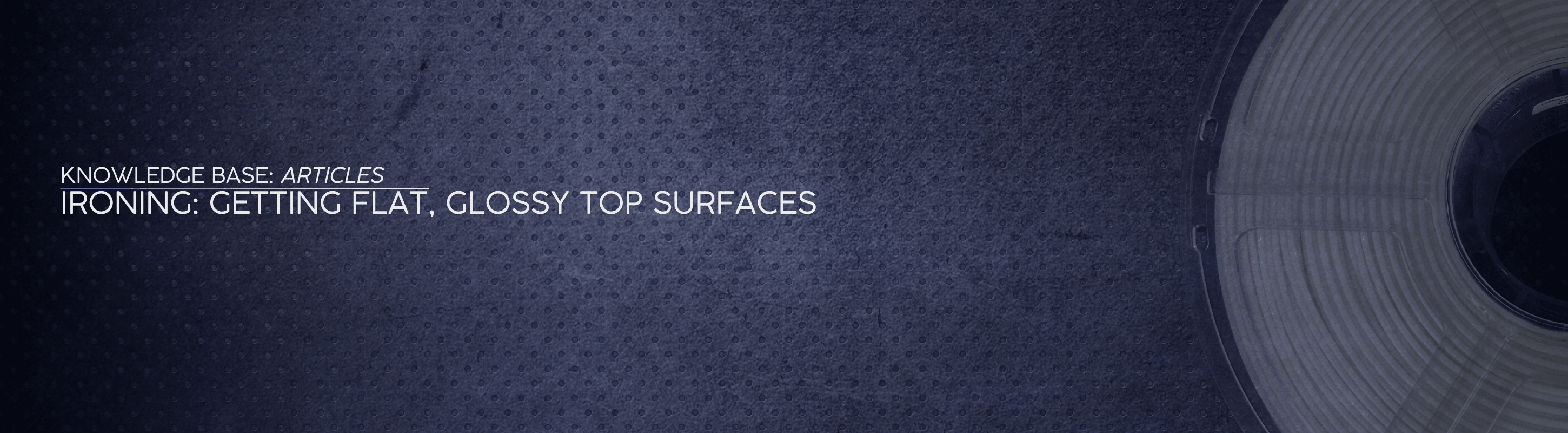 Ironing: Getting Flat, Glossy Top Surfaces - OzFDM