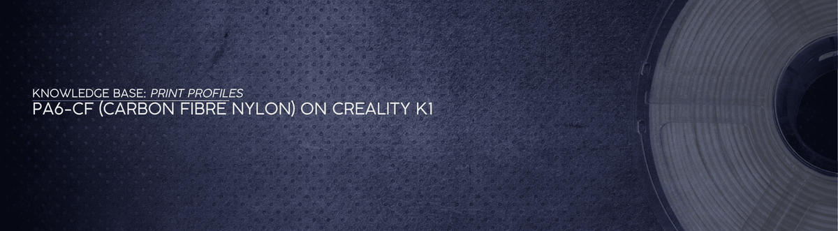 PA6-CF (Carbon Fibre Nylon) on Creality K1 - OzFDM