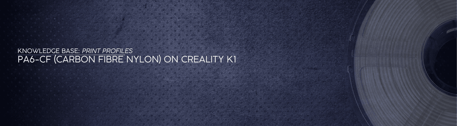 PA6-CF (Carbon Fibre Nylon) on Creality K1 - OzFDM