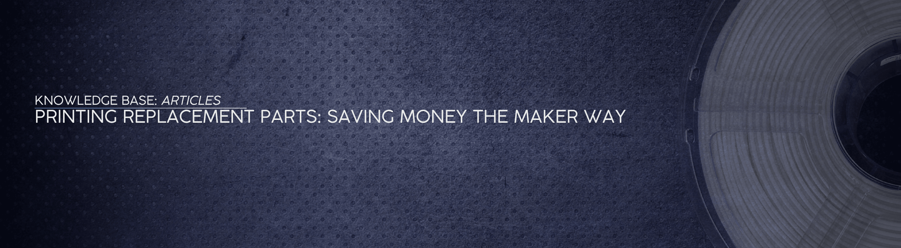 Printing Replacement Parts: Saving Money the Maker Way - OzFDM