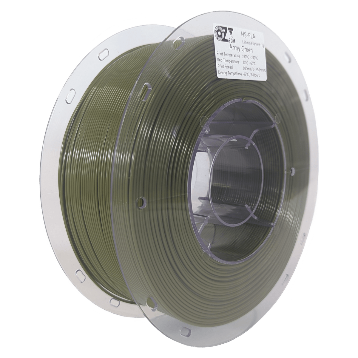 OzFDM High Speed PLA 1.75 mm filament for the Bambu Lab H2D
