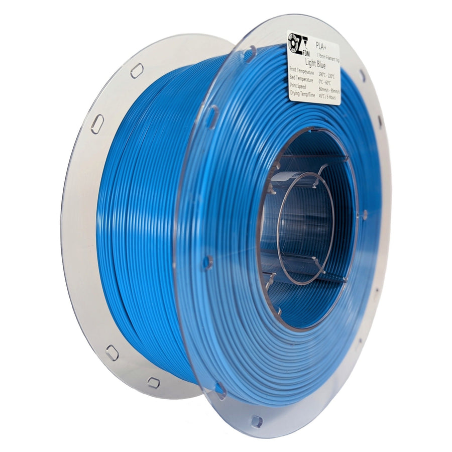 OzFDM PLA+ filament roll, an easy material for printing CAD prototypes and fit tests