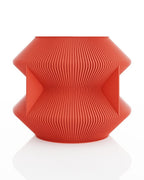 Uoola Sculptural Wave Vase, Ribbed 3D Printed Home Decor