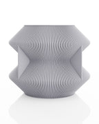 Uoola Sculptural Wave Vase, Ribbed 3D Printed Home Decor