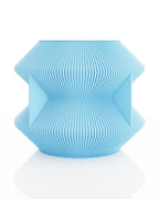 Uoola Sculptural Wave Vase, Ribbed 3D Printed Home Decor
