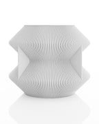 Uoola Sculptural Wave Vase, Ribbed 3D Printed Home Decor